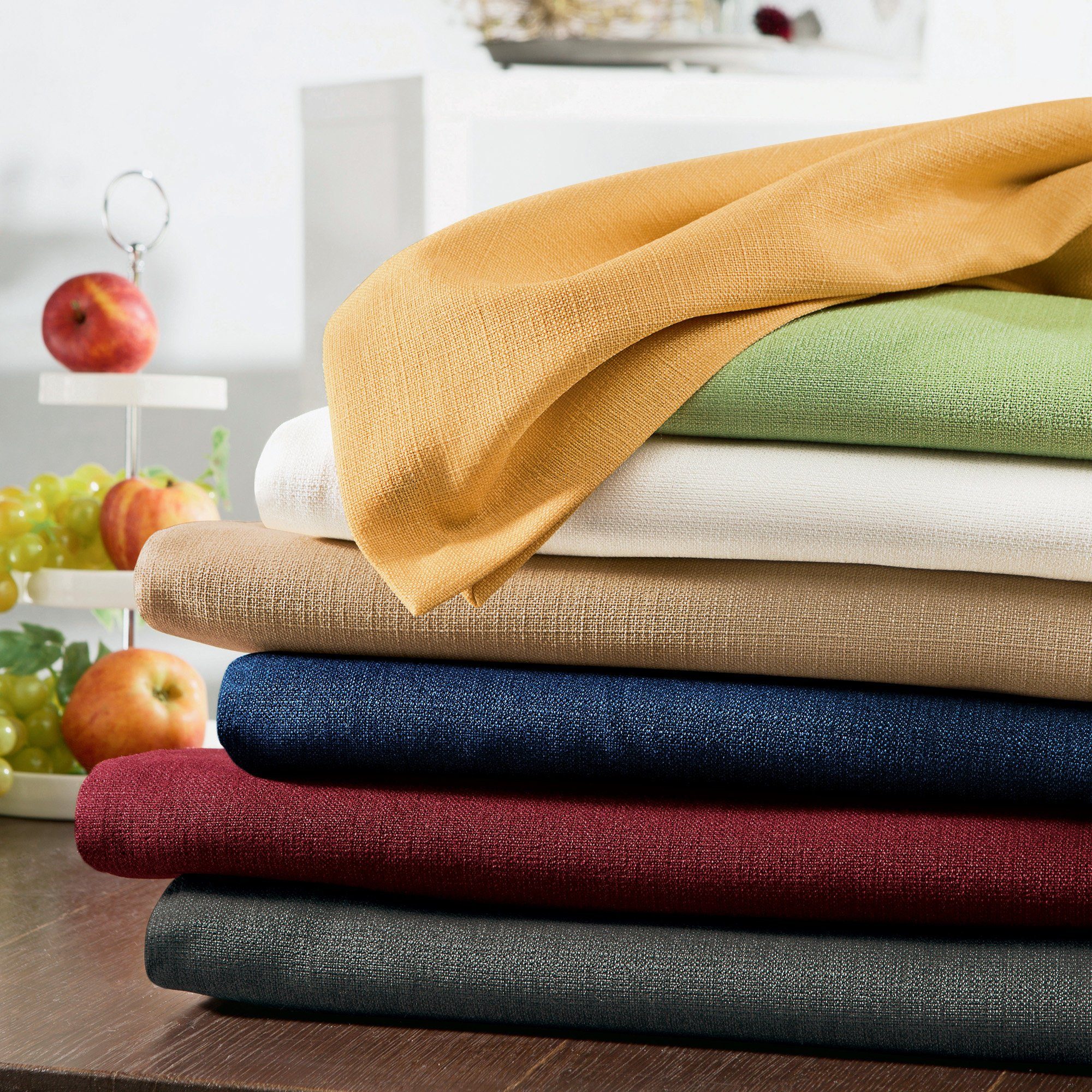 Erwin Müller Tischdecke Tischläufer "Krefeld", fleckabweisend Uni