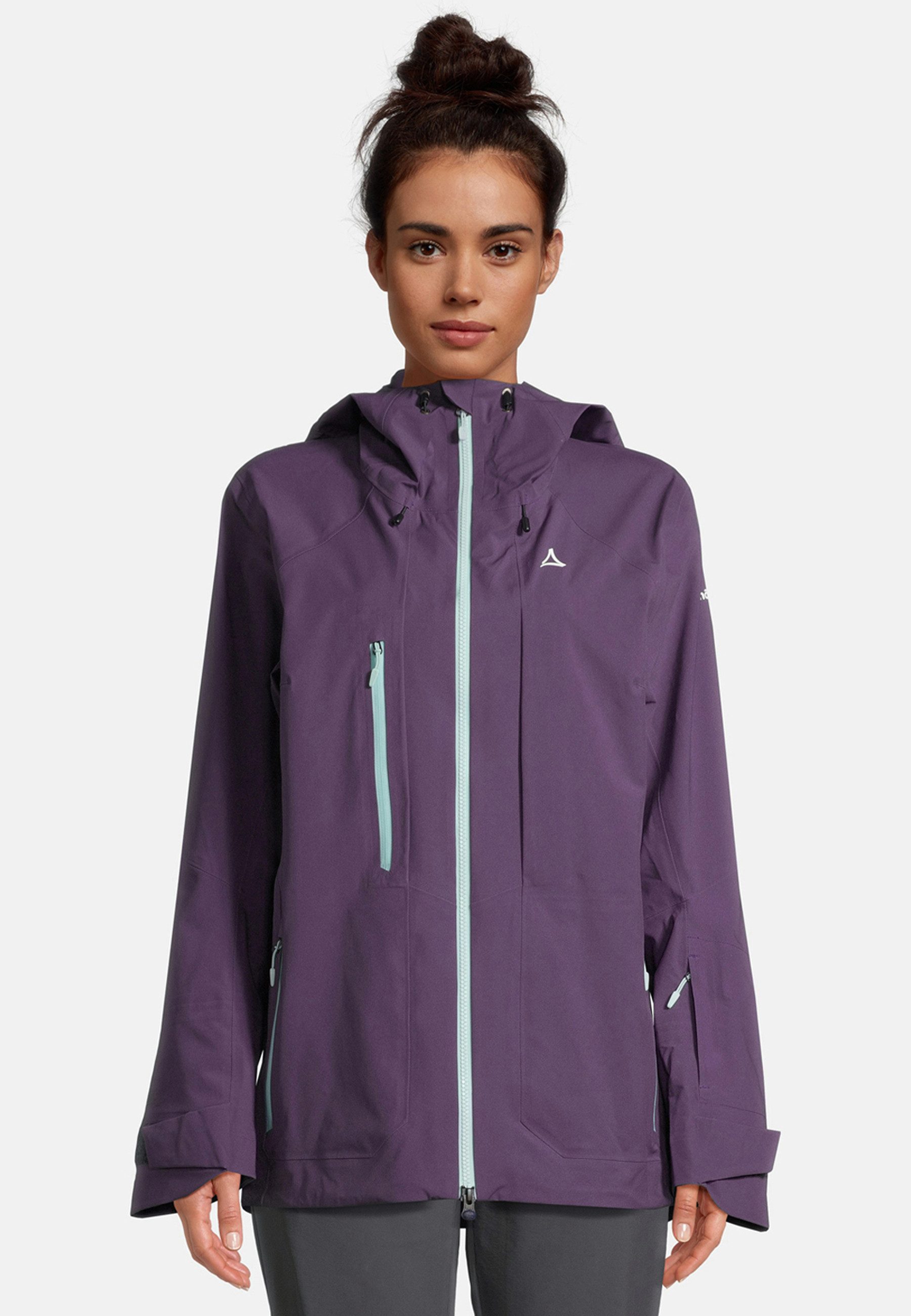 Schöffel Skijacke 3L Sovramonte L mit helmtauglicher Kapuze