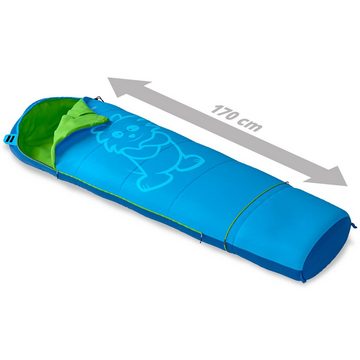Crossroad Kinderschlafsack Crossroad Flexy blau Kinder Mumienschlafsack Jungen, Mitwachsend, in der Länge verstellbar