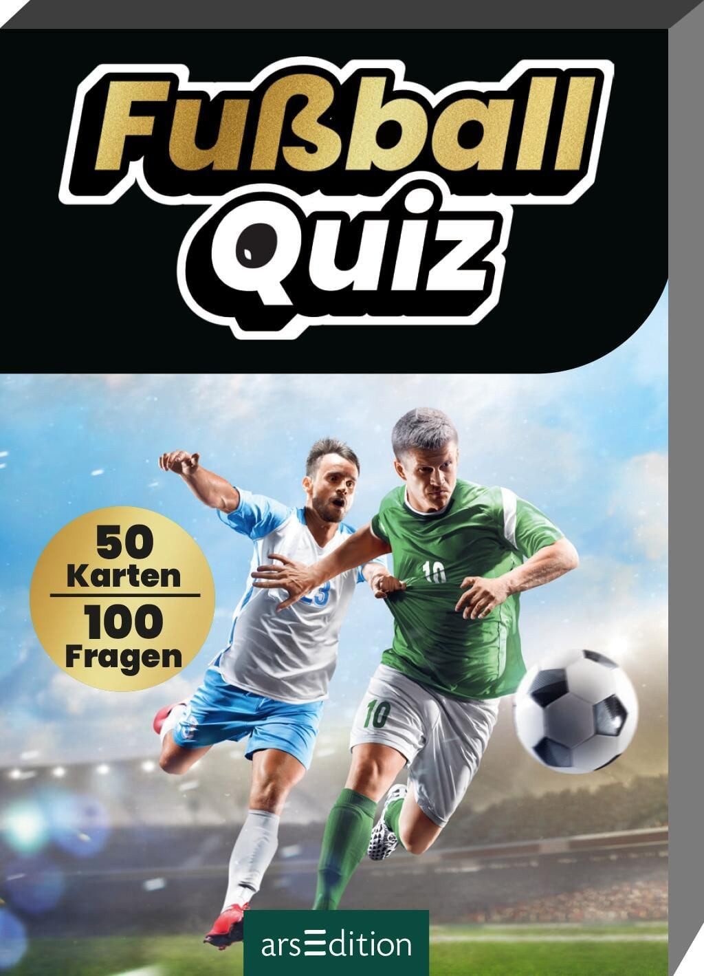 Fußball-Quiz / Theo Grünewald, 50 Karten – über 100 Fragen