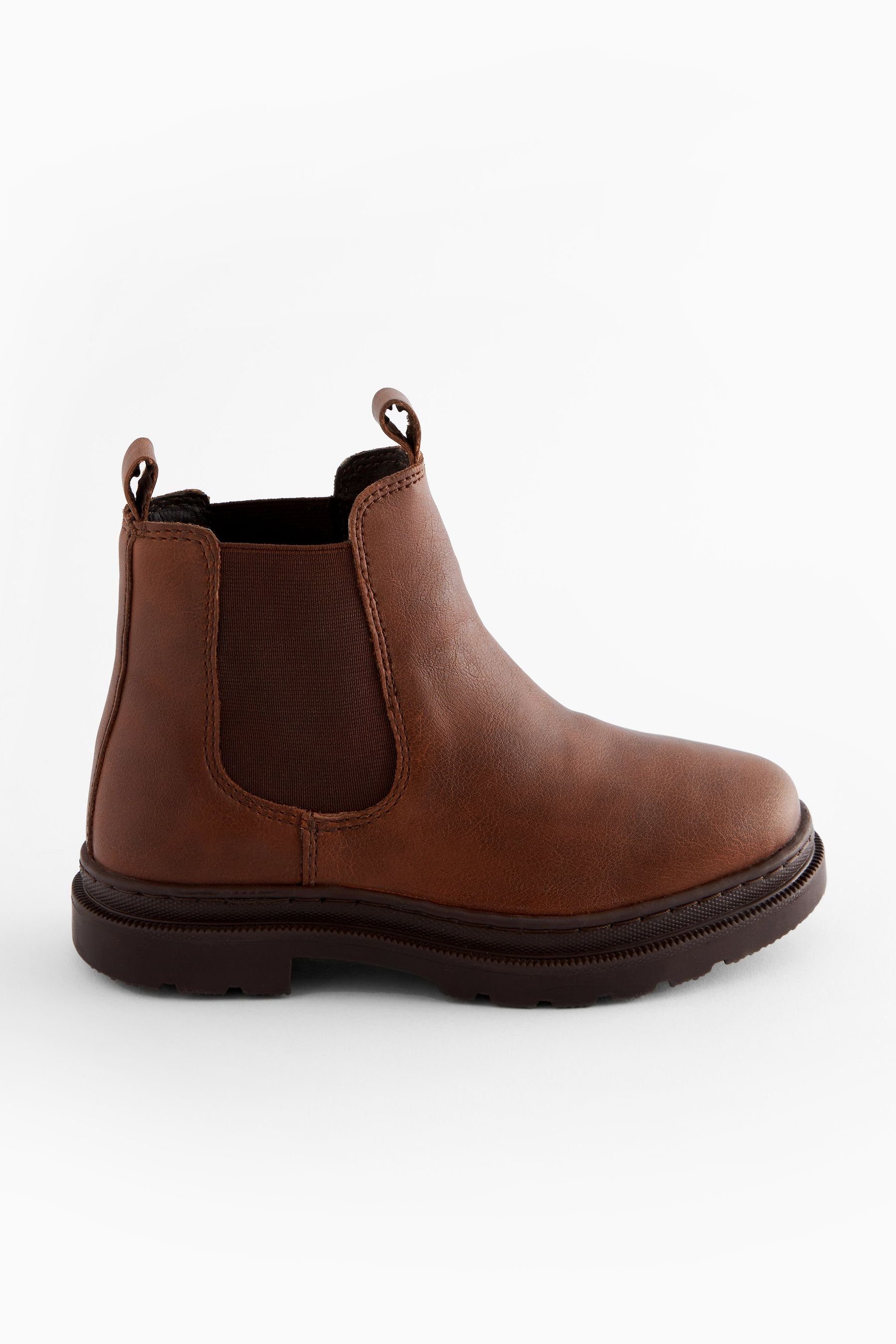 Brown Chelseaboots Chelsea-Stiefelette Chocolate (1-tlg) Next