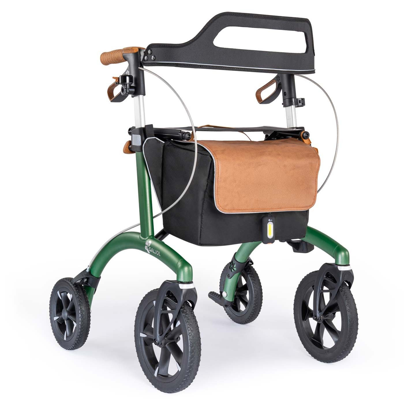 Saljol Rollator Premium Rollator Allround mit Vollausstattung