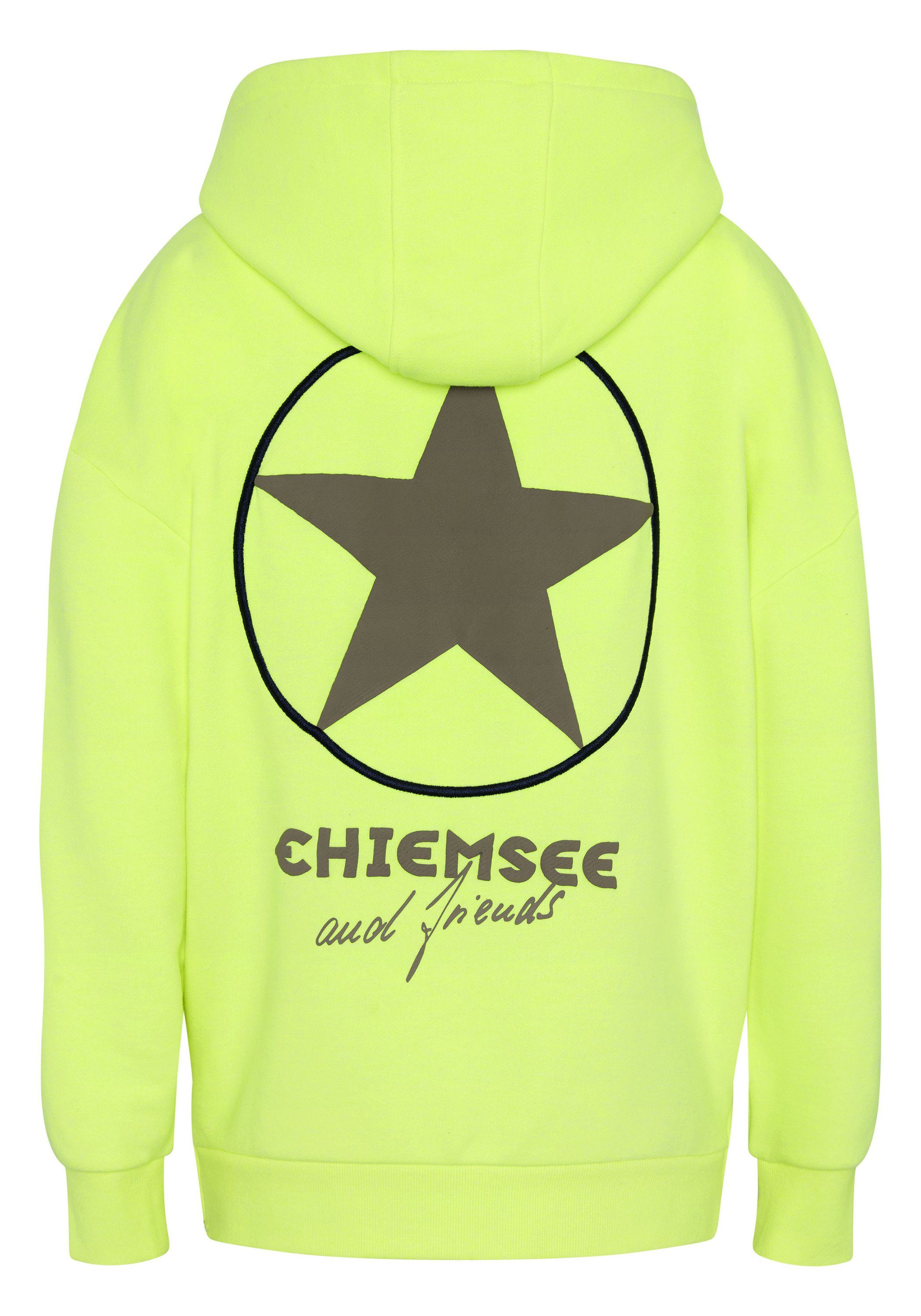 Hoodie aus Chiemsee Safety 13-0630 Baumwollmix Yellow 1 Kapuzensweatshirt
