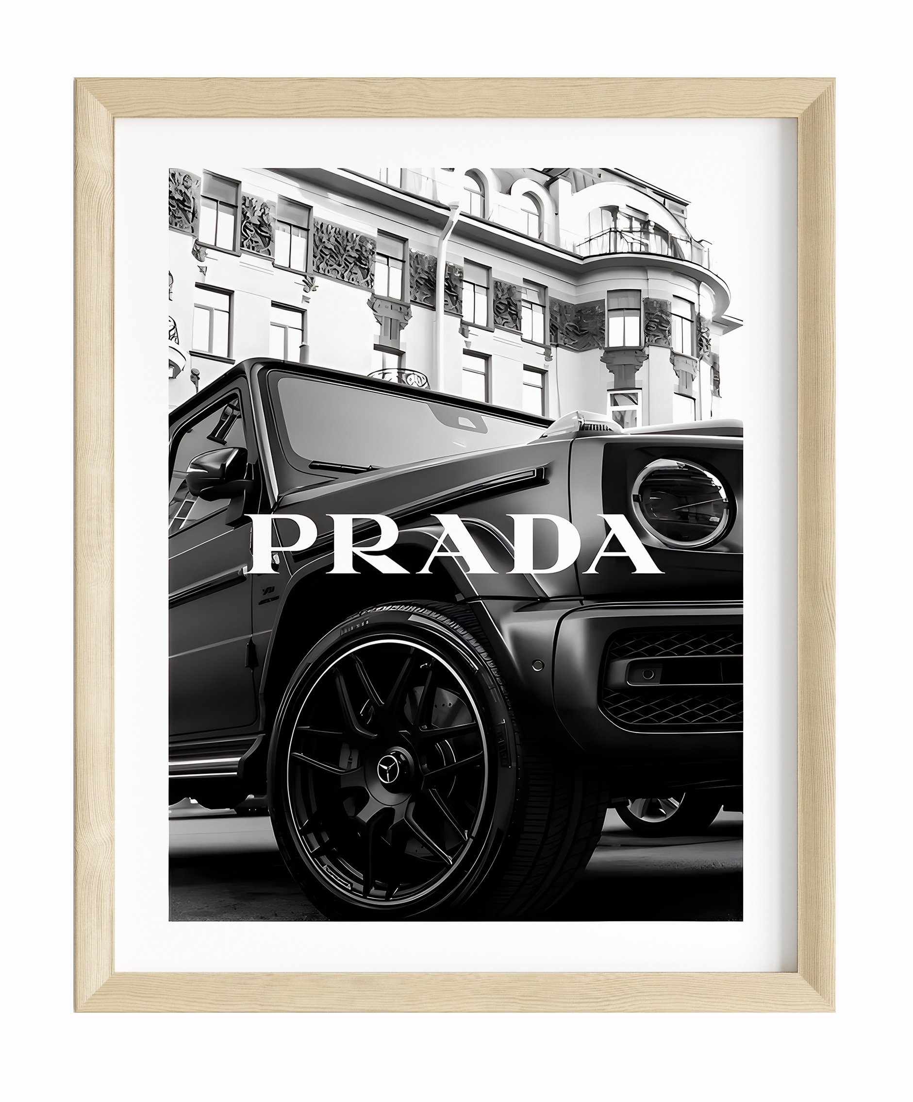 JUSTGOODMOOD Poster Premium ® Prada Poster · Mercedes G-Klasse · ohne Rahme günstig online kaufen