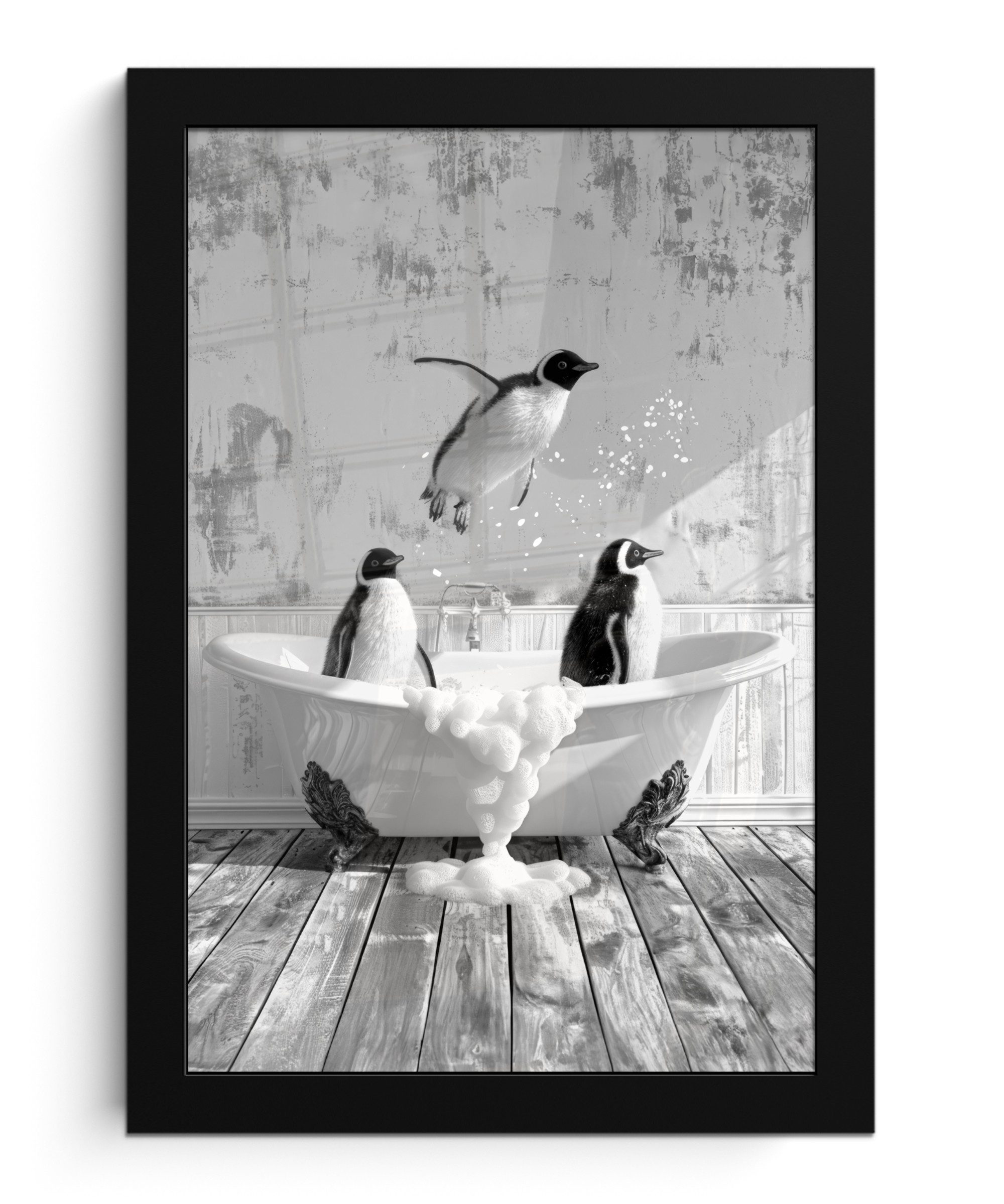 MuchoWow Poster Pinguine - Vintage - günstig online kaufen