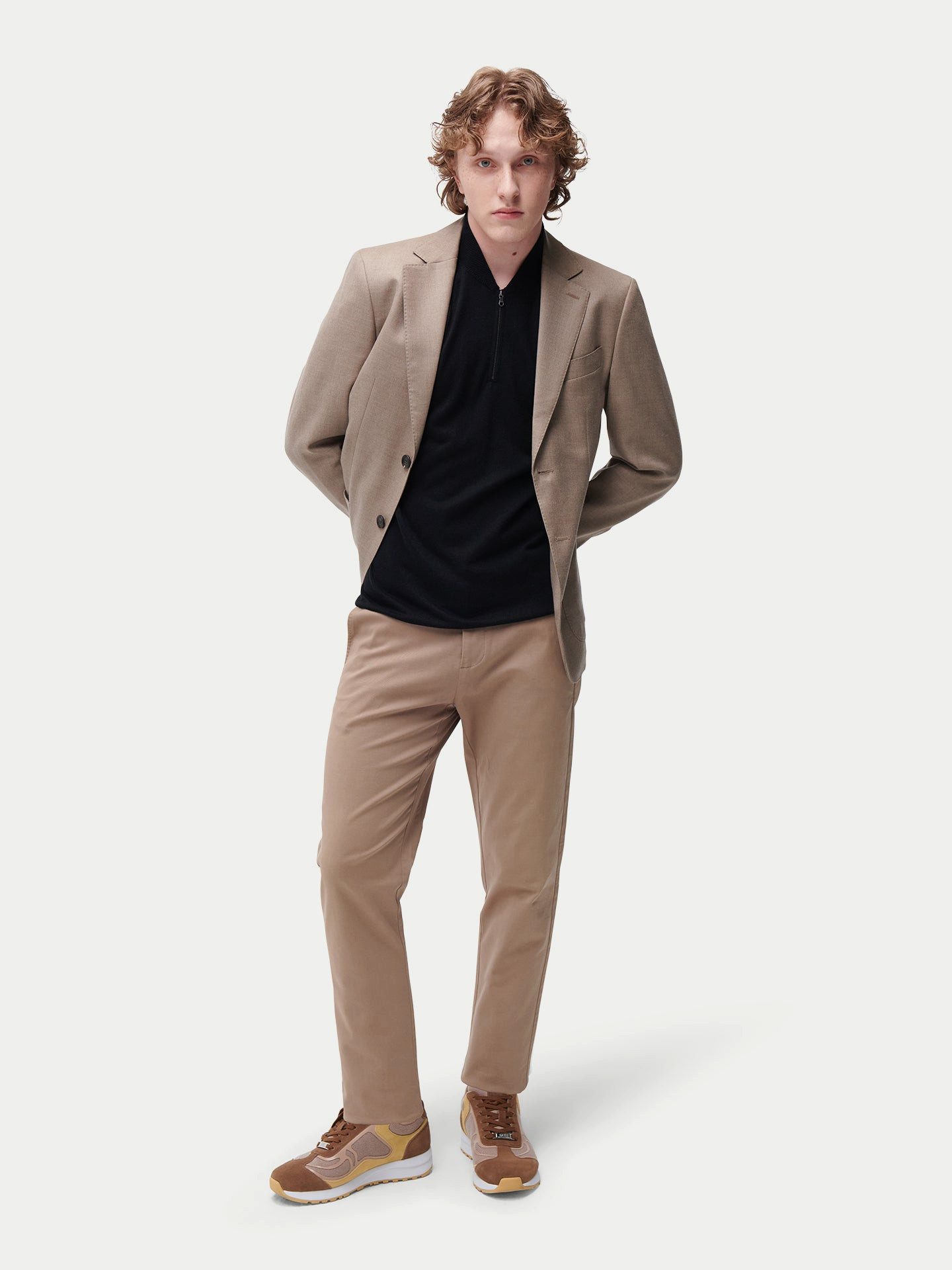 GOBI Cashmere Blusenblazer Einreihiger Herren-Blazer aus Kaschmir