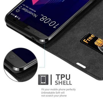 Cadorabo Handyhülle HTC U12 PLUS HTC U12 PLUS, Klappbare Handy Schutzhülle - Hülle - mit Standfunktion und Kartenfach
