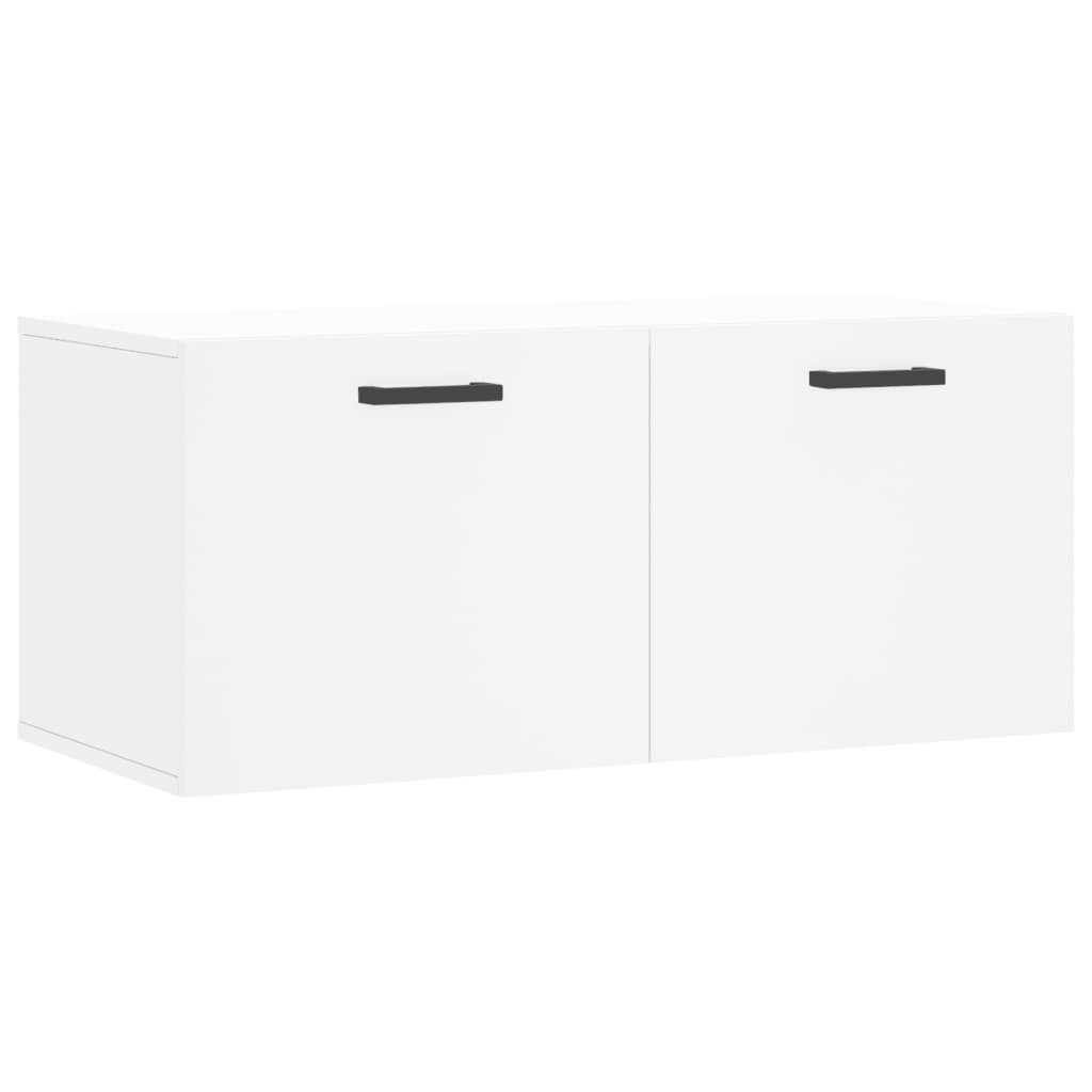 vidaXL Hängeschrank Wandschrank Weiß 80x36,5x35 cm günstig online kaufen