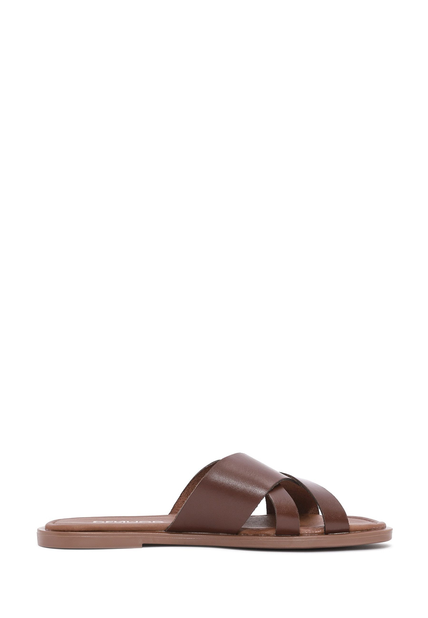 Derimod Lederpantoletten Mules Lederfutter, TPU Sohle, Absatz 1,5 cm