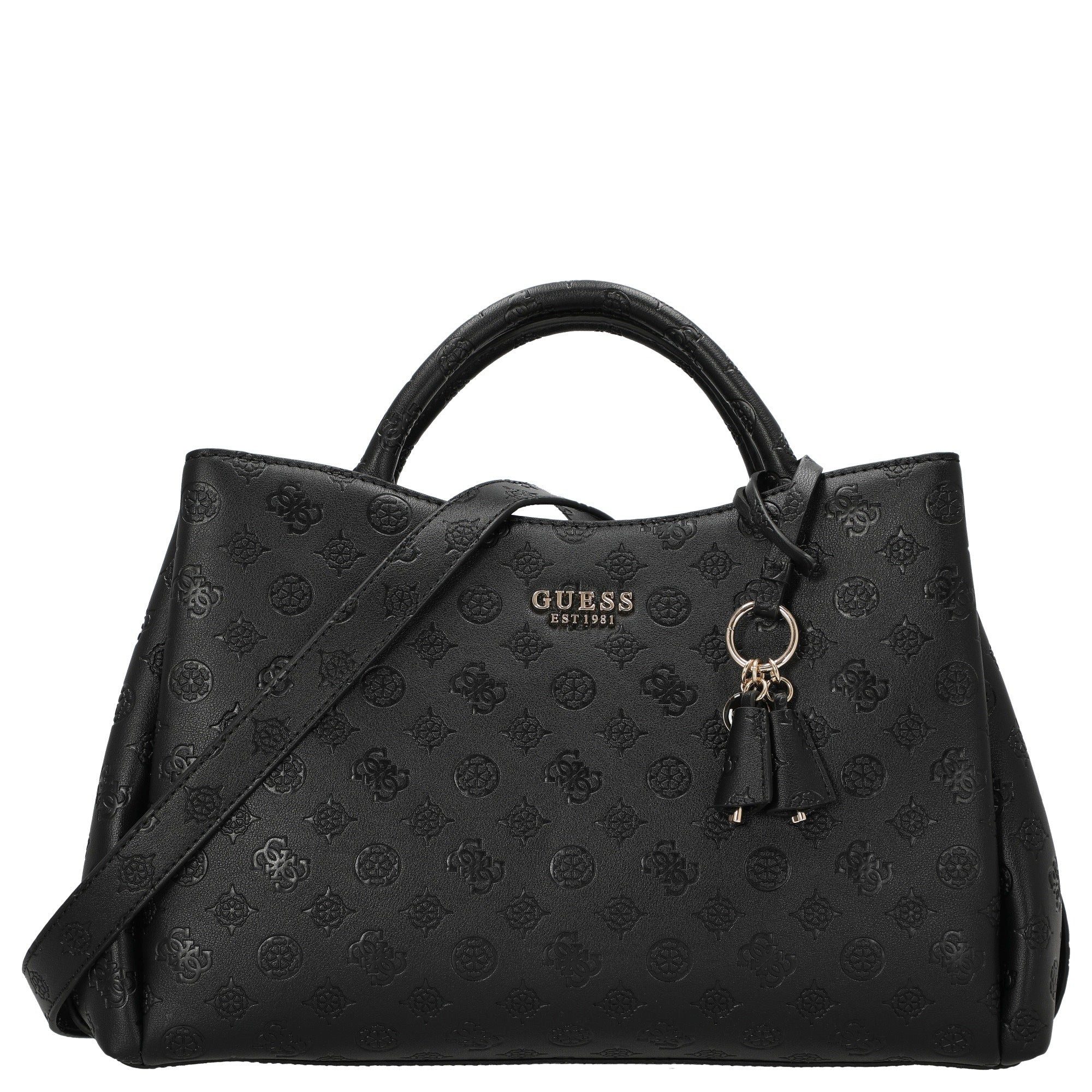Guess Henkeltasche Phoebe - Henkeltasche 33 cm (black logo) günstig online kaufen