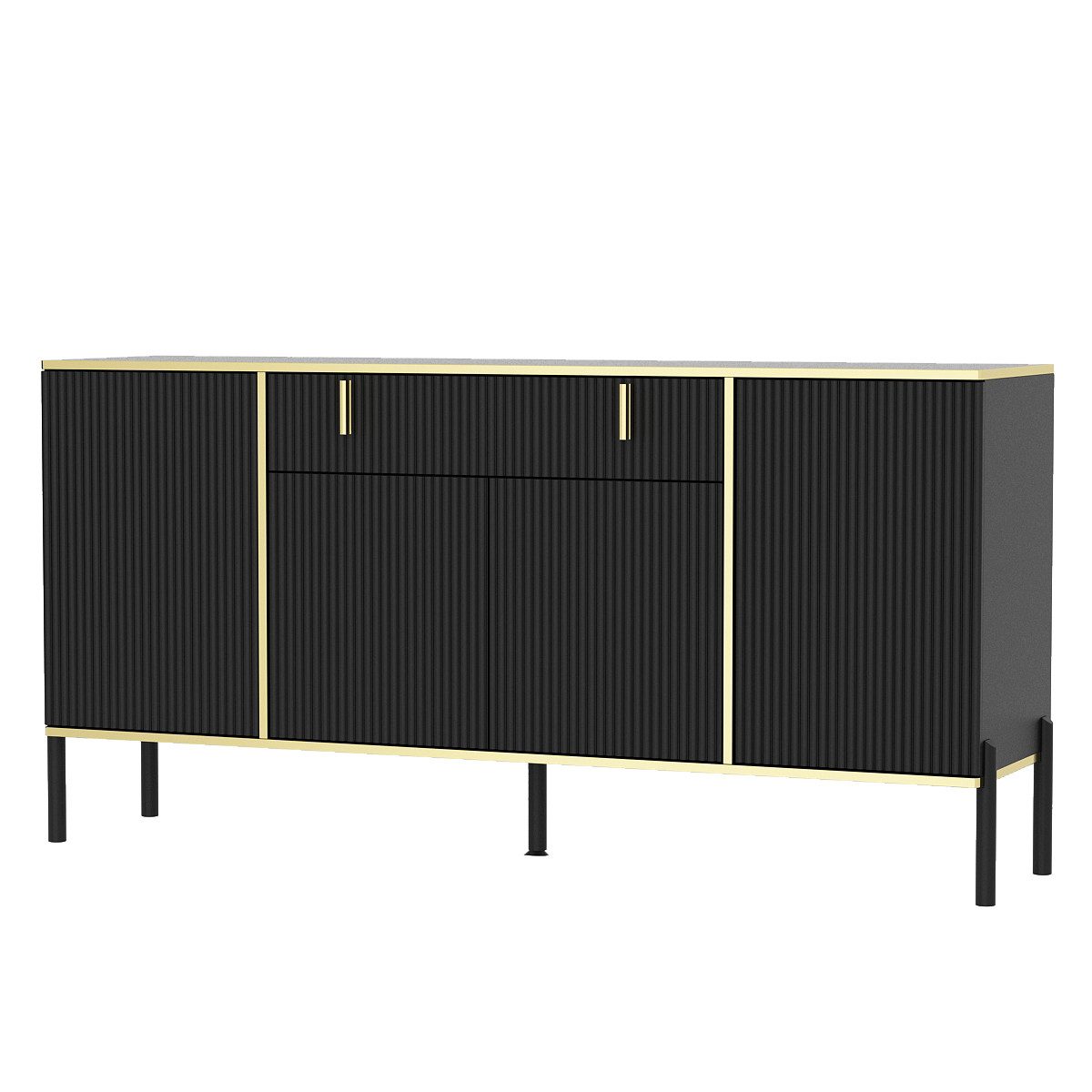 FUFU&GAGA Sideboard Sideboard Wohnzimmer mit 4 günstig online kaufen