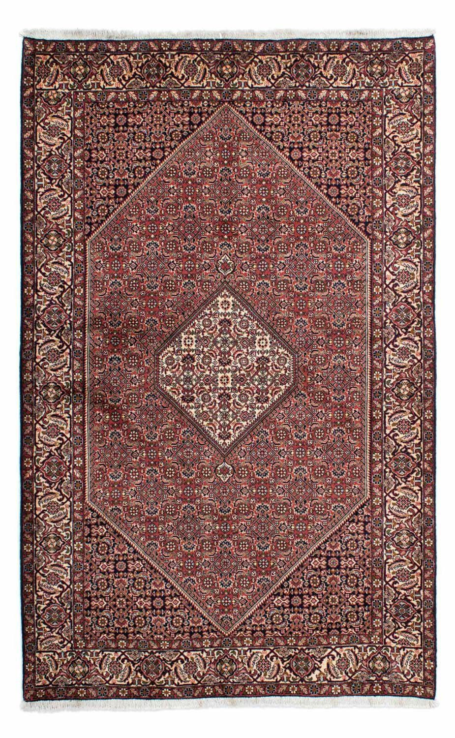 Zertifikat rechteckig, Bidjar mit Medaillon morgenland, mm, 225 15 cm, 143 Wollteppich Höhe: Rosso x Unikat