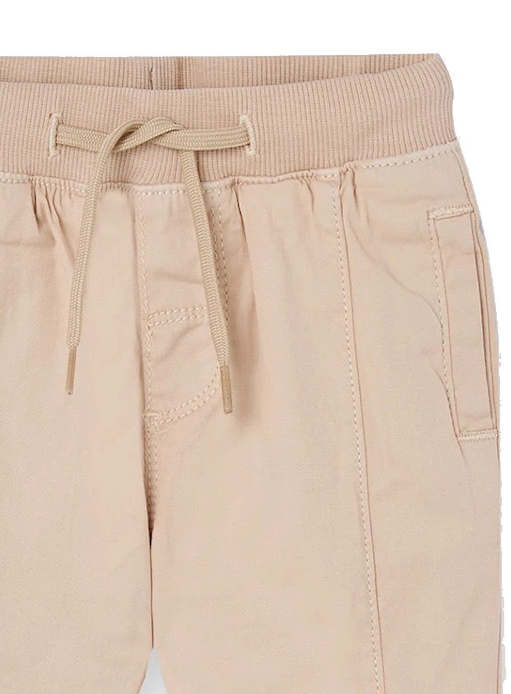 BÒBOLI Thermohose BÒBOLI Hose Gabardine gefüttert lein beige (1-tlg., kein Set)