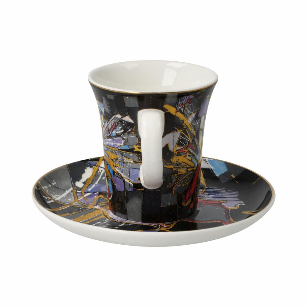 Goebel Espressotasse Lana Frey - Fire in the Belly, Fine Bone China