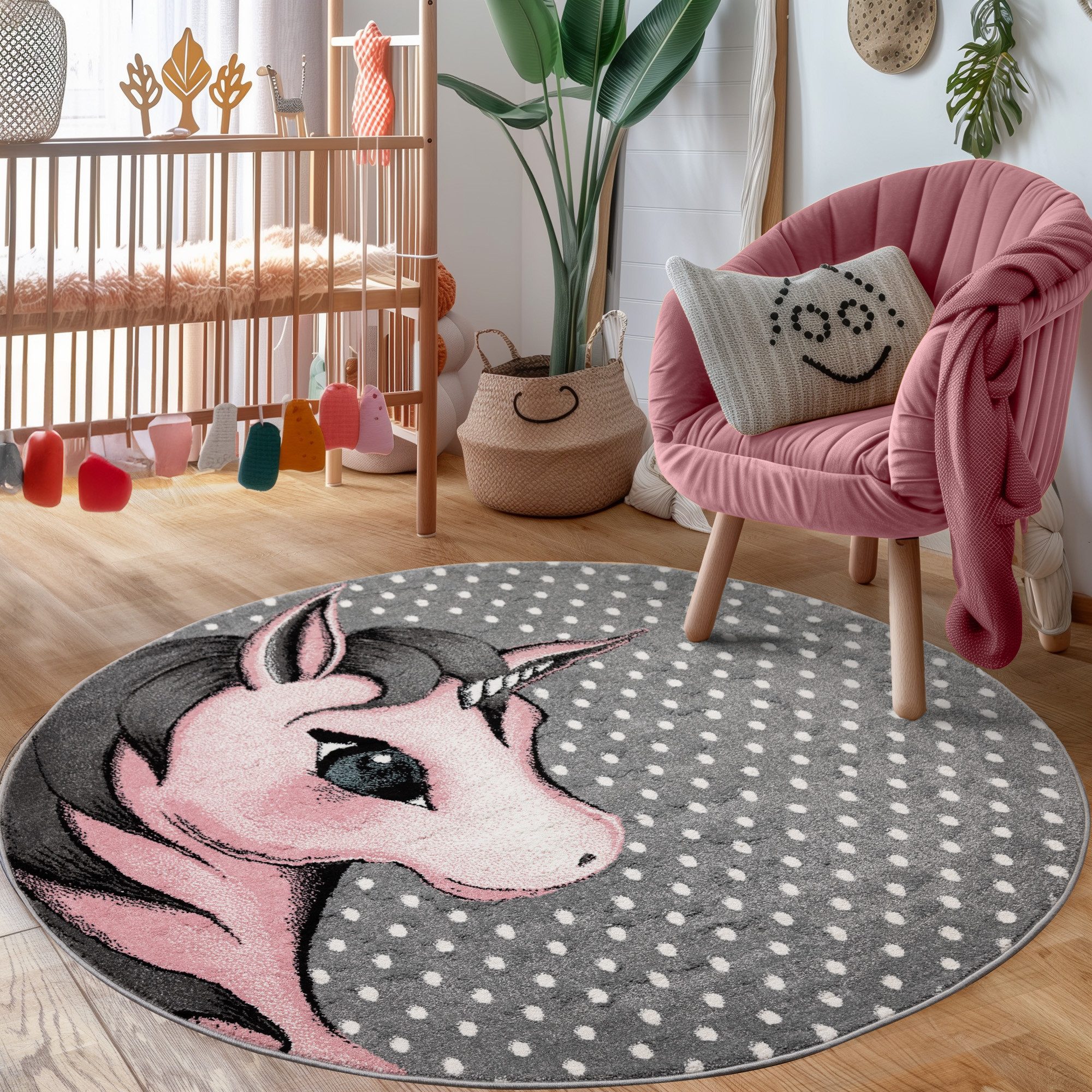 Carpettex Kinderteppich Einhorn-Design, Läufer, Höhe: 11 mm, Kinderteppich günstig online kaufen