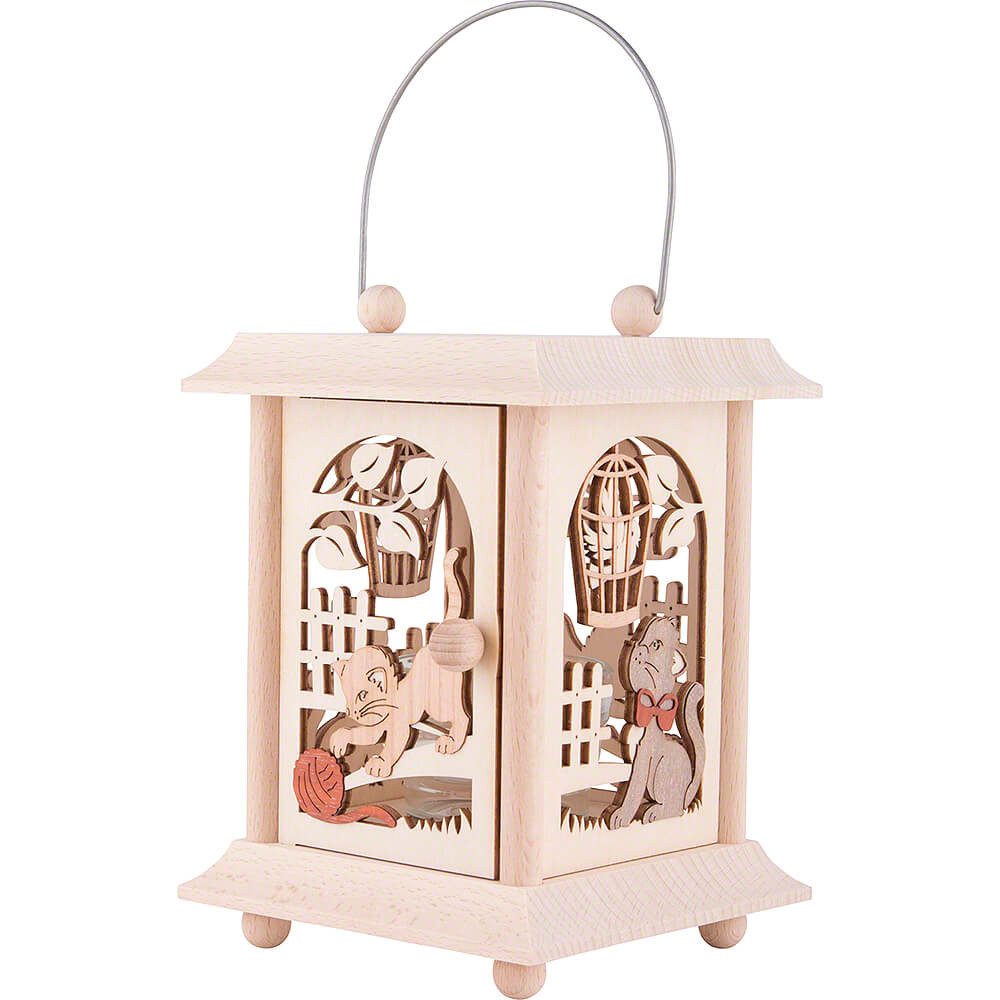 Kuhnert Schwibbogen Tischlaterne Katzen (24cm) von Drechslerei Kuhnert