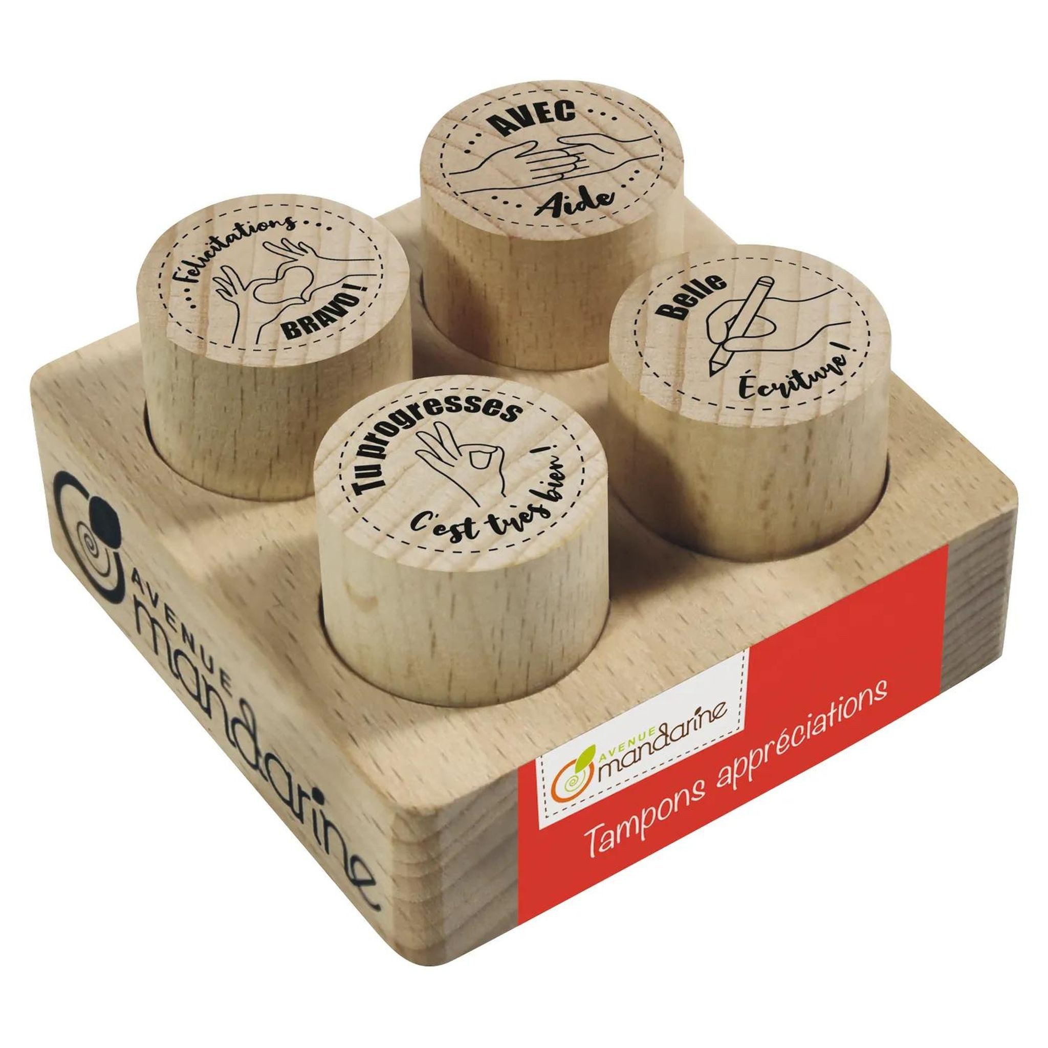 CLAIREFONTAINE Stempel Clairefontaine Stempelset, Text 2 Kommentar
