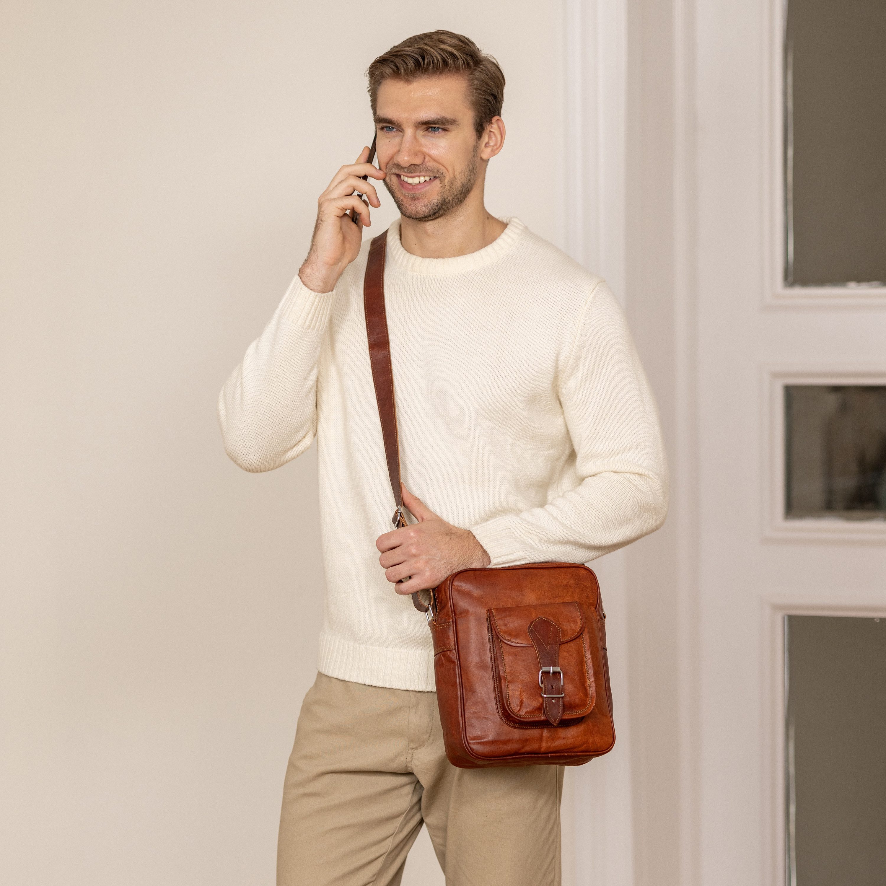 Gusti Leder Handtasche Gusti Leder Umhängetasche Frank (1-tlg)