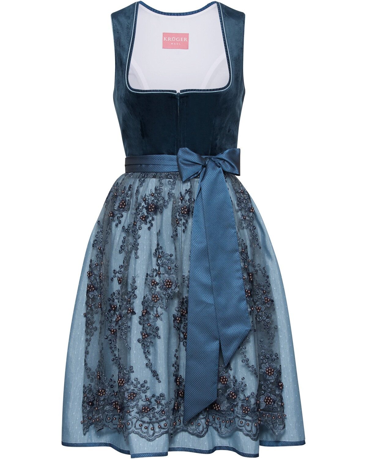 Krüger Madl Dirndl Midi-Samtdirndl Luriel