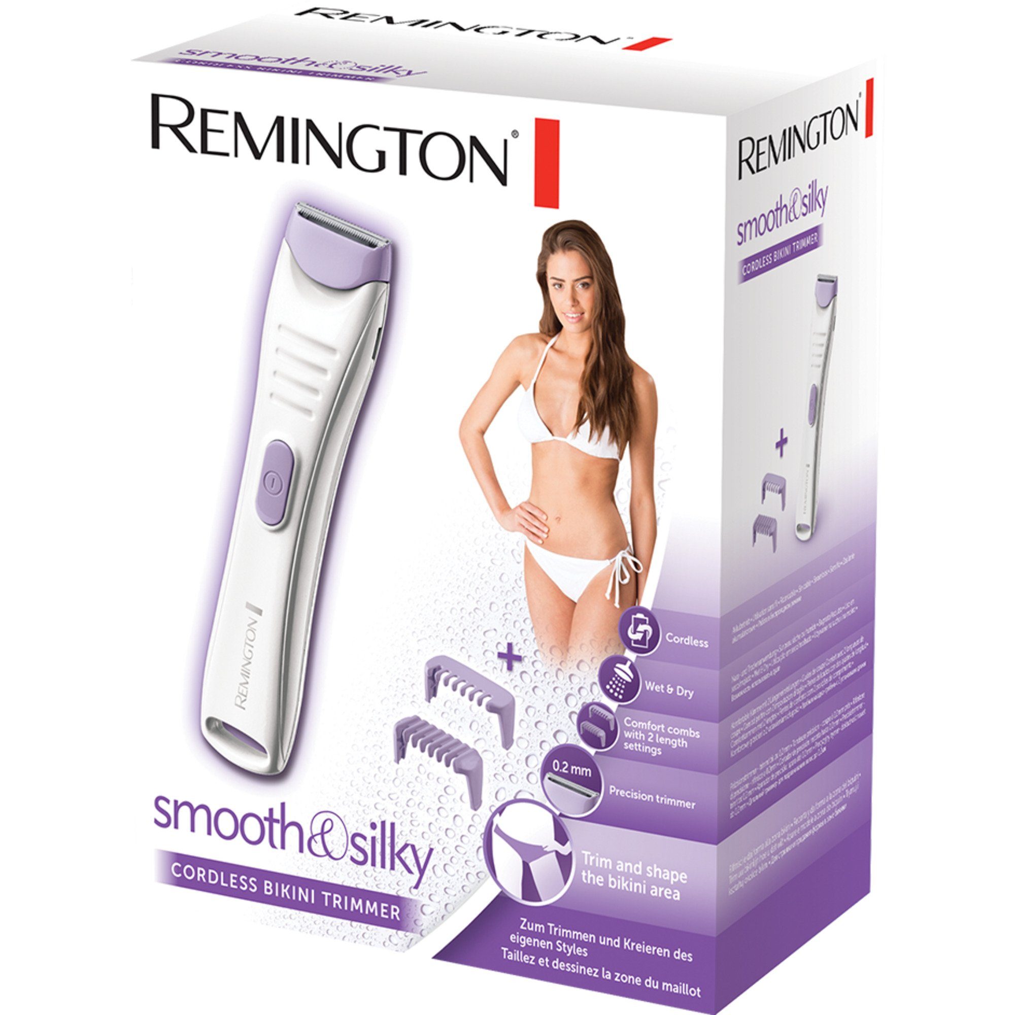 Bikini-Trimmer Remington Bikinitrimmer smooth&silky Körper- Remington BKT4000 und