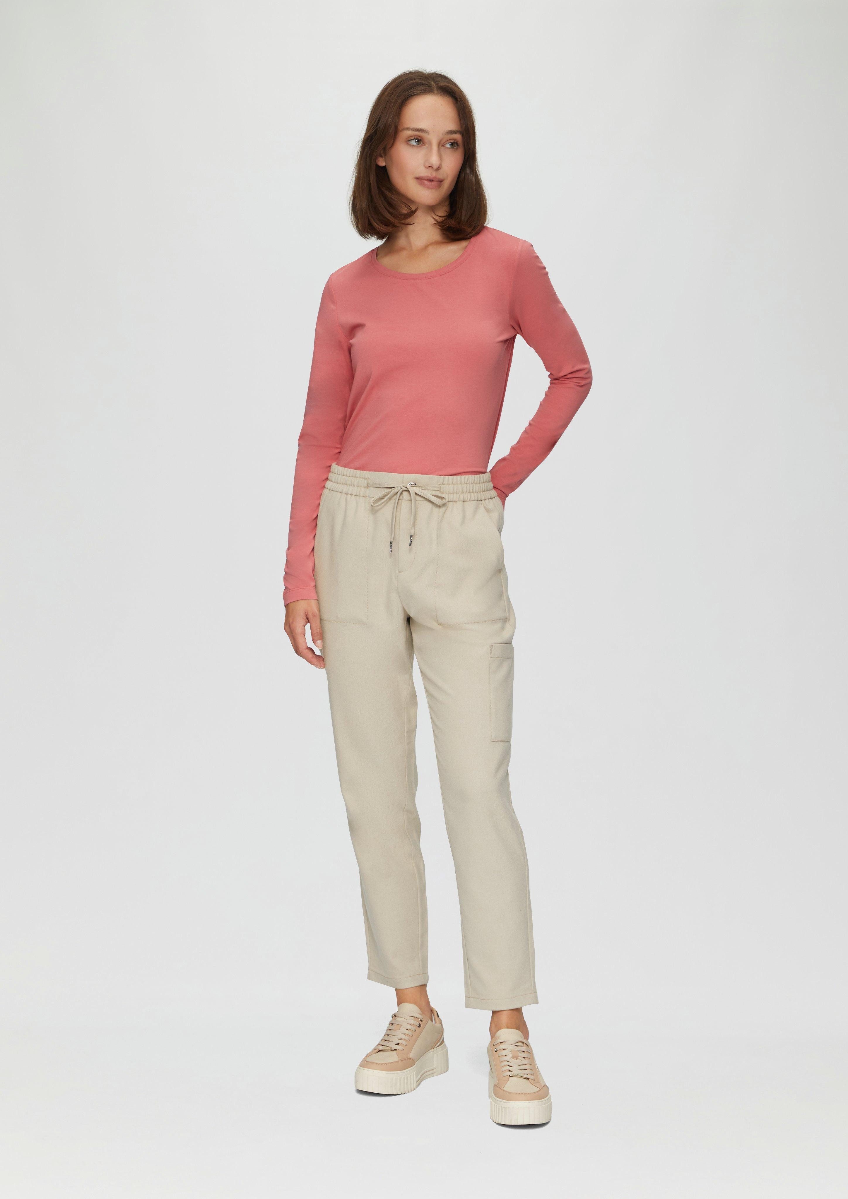 s.Oliver Stoffhose Weiche Relaxed-Jogpants mit Tapered günstig online kaufen