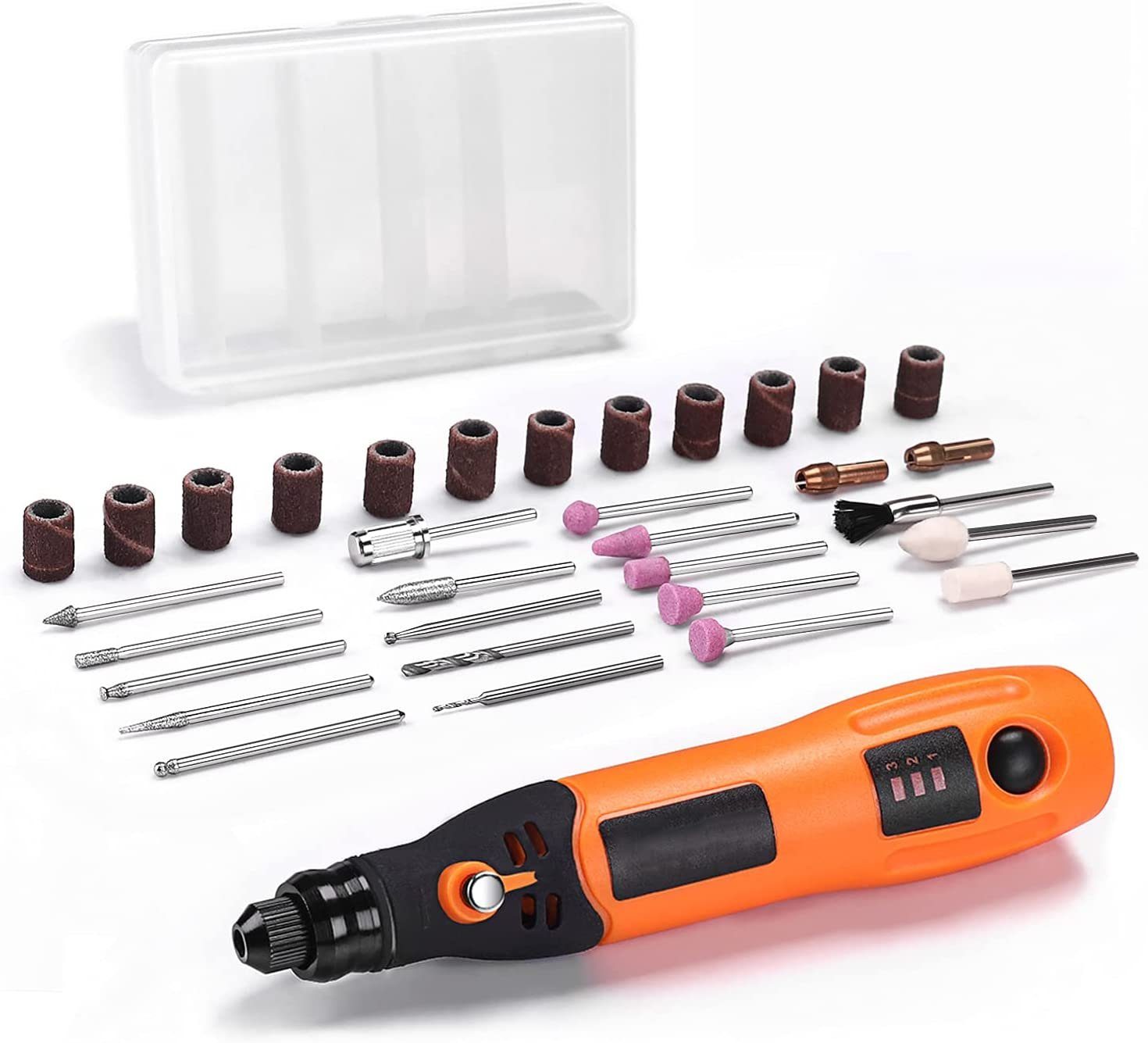 TACKLIFE Akku-Multifunktionswerkzeug, Rotationswerkzeug 15000RPM USB Aufladen