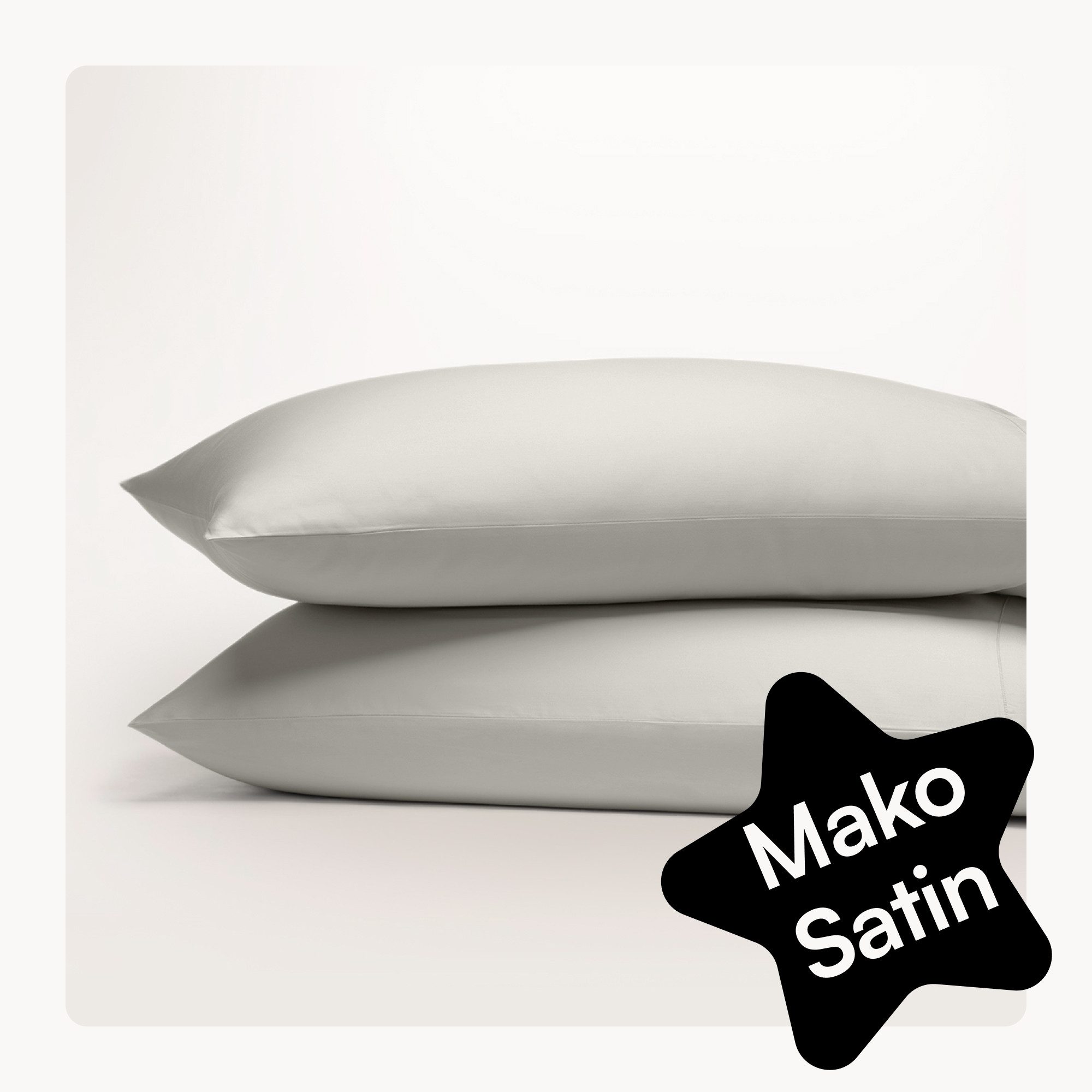 Seralino Kissenbezüge Mako Satin Kissenbezug (100% Bio Baumwolle) weich, ha günstig online kaufen