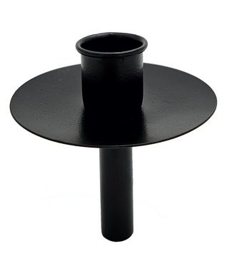 Meinposten Kerzenhalter 4 STÜCK Kerzenhalter für Flaschen Metall schwarz Stabkerzenhalter (4 St), aus Metall