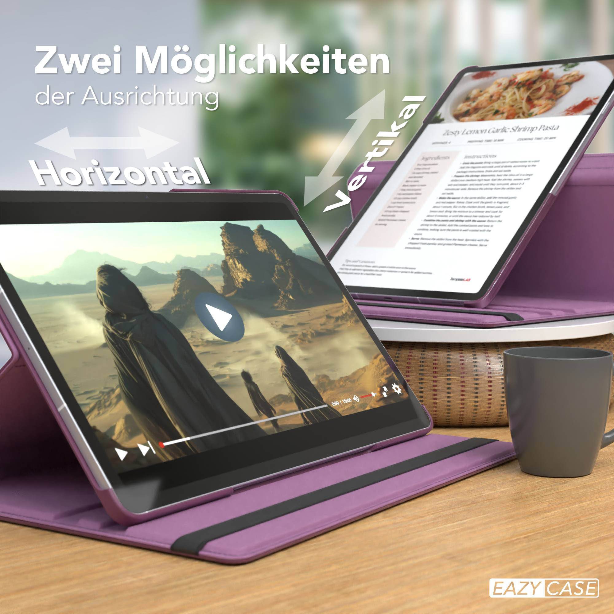 EAZY CASE Tablet-Hülle Rotation Case für Galaxy Tab S10 FE Plus 13,1 Zoll, Tablet-Hülle Bookstyle Case Fullcover Schutz Tasche Stehfunktion Lila – Bild 5 von 5