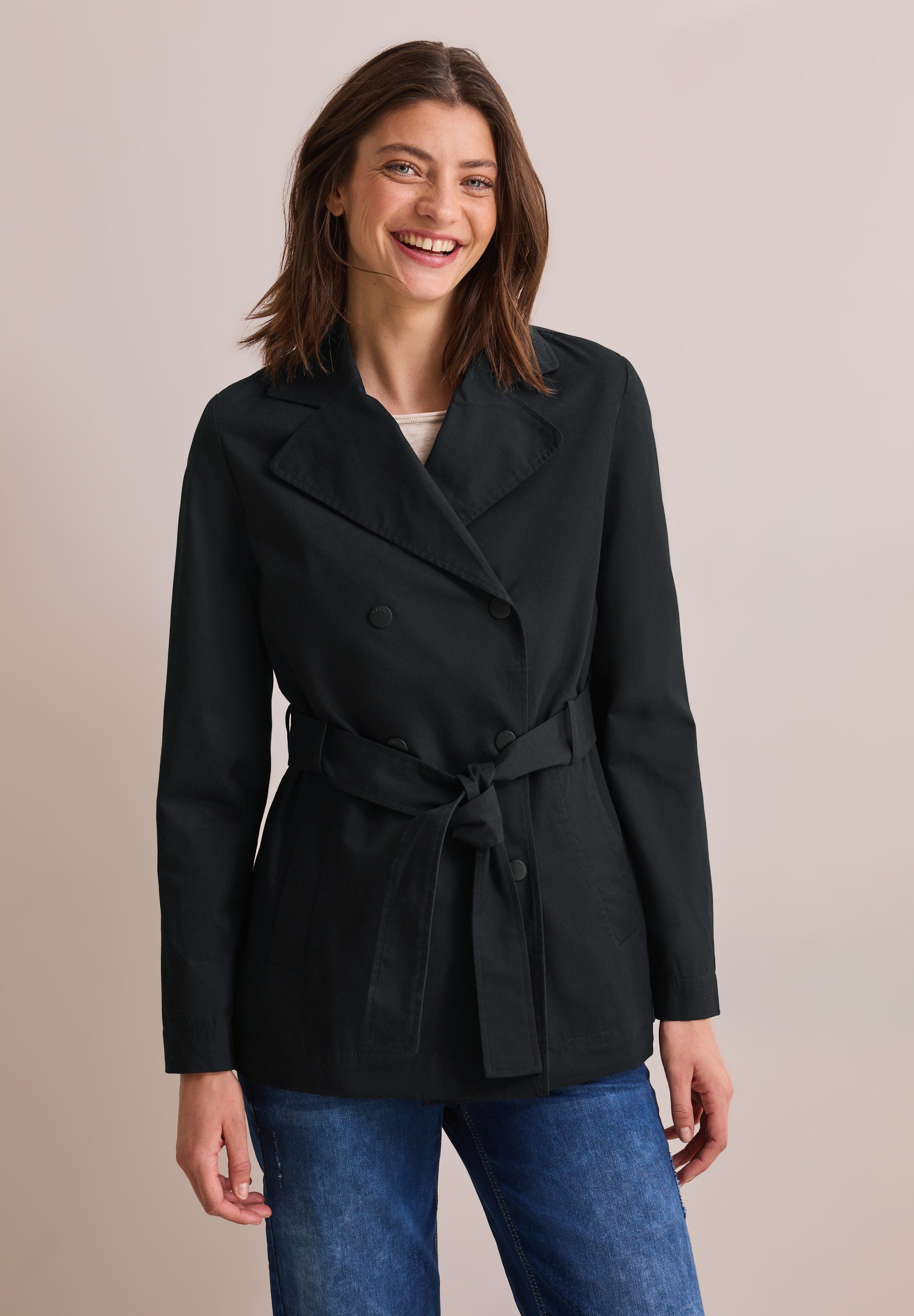 CECIL Trenchcoat mit Bindegürtel