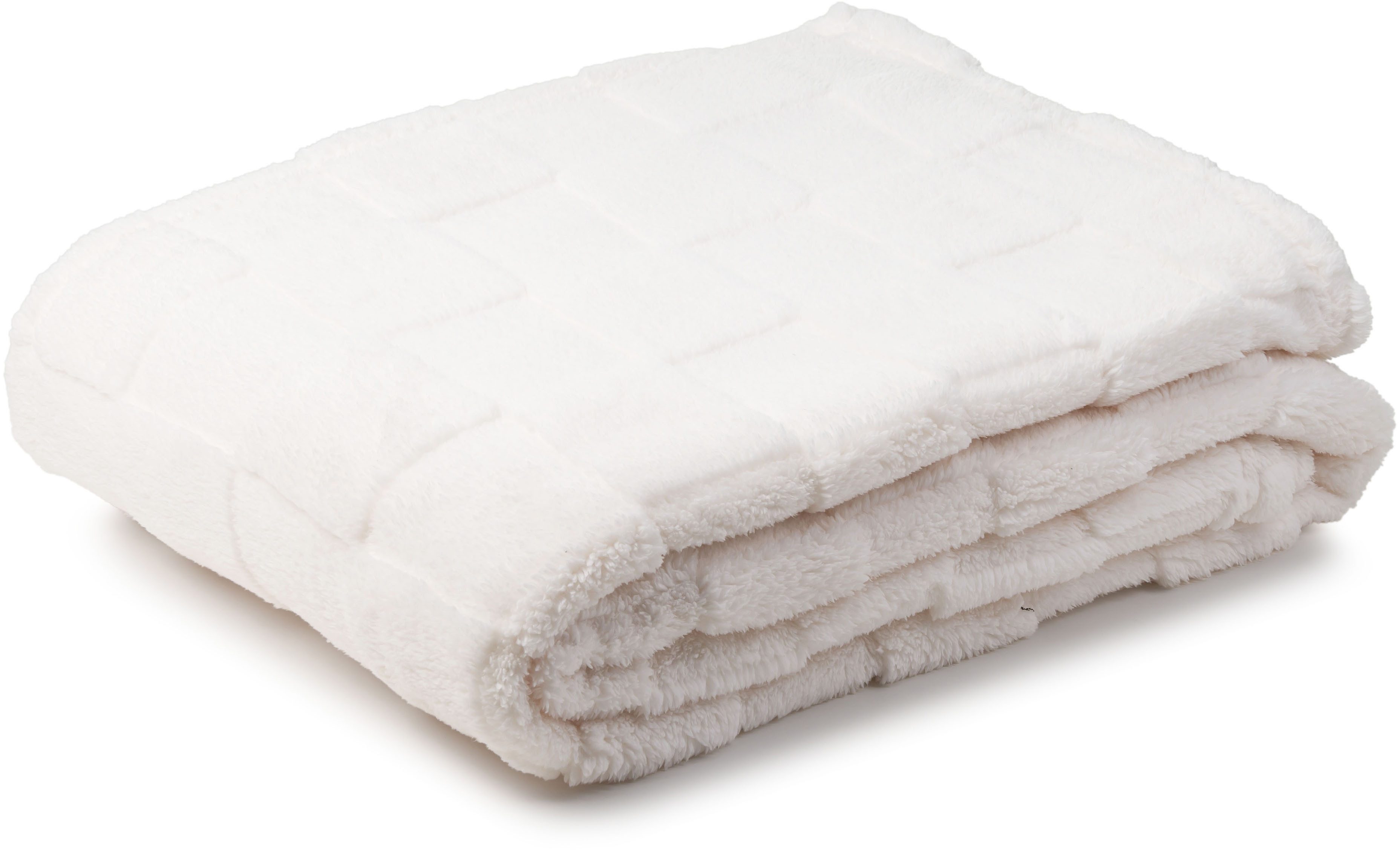 Wohndecke FRANKA Jacquarddecke, Gözze, im modernen Design, aus 100 % Polyester Mikrofaser, rundum gesäumt