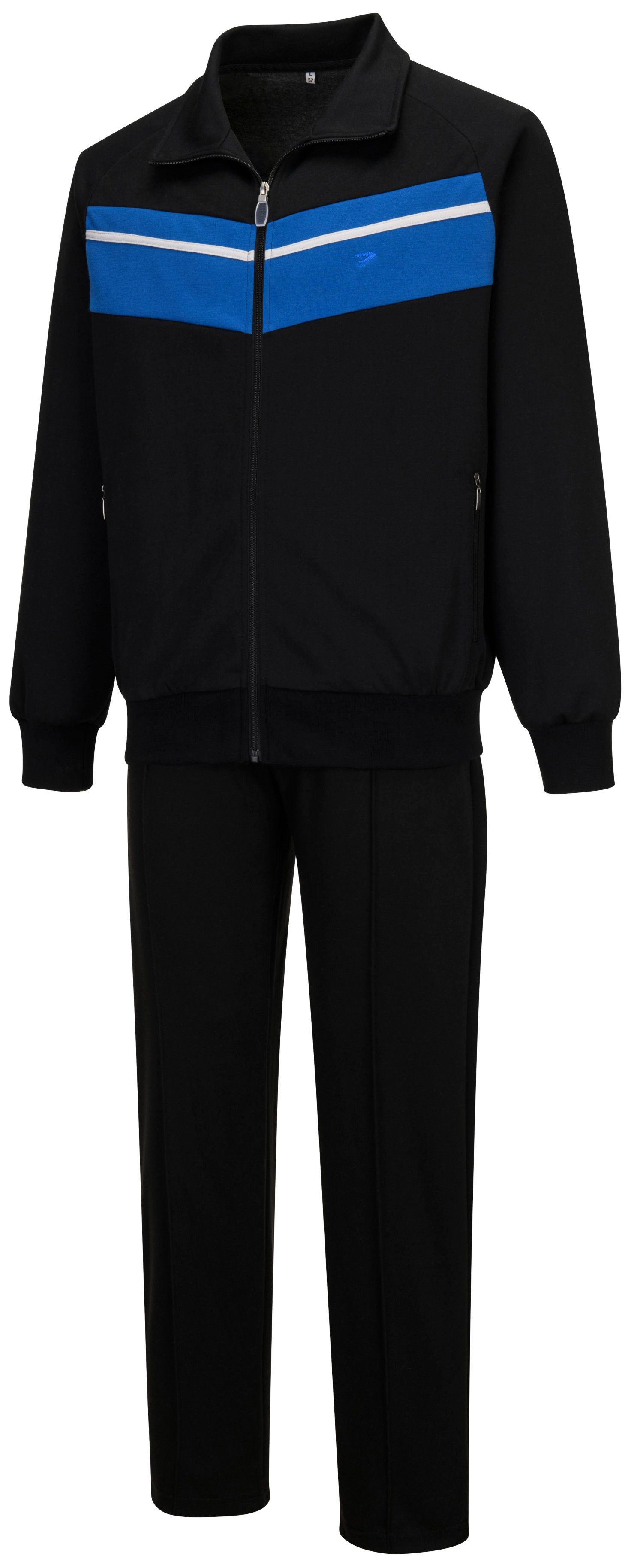 Herbold Sportswear Hausanzug Herren Freizeitanzug Rehaanzug (2 tlg) Modisches Design