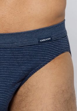 Ammann Slip 3er Pack Jeans Feinripp (Spar-Set, 3-St) Slip / Unterhose - Baumwolle - Ohne Eingriff -