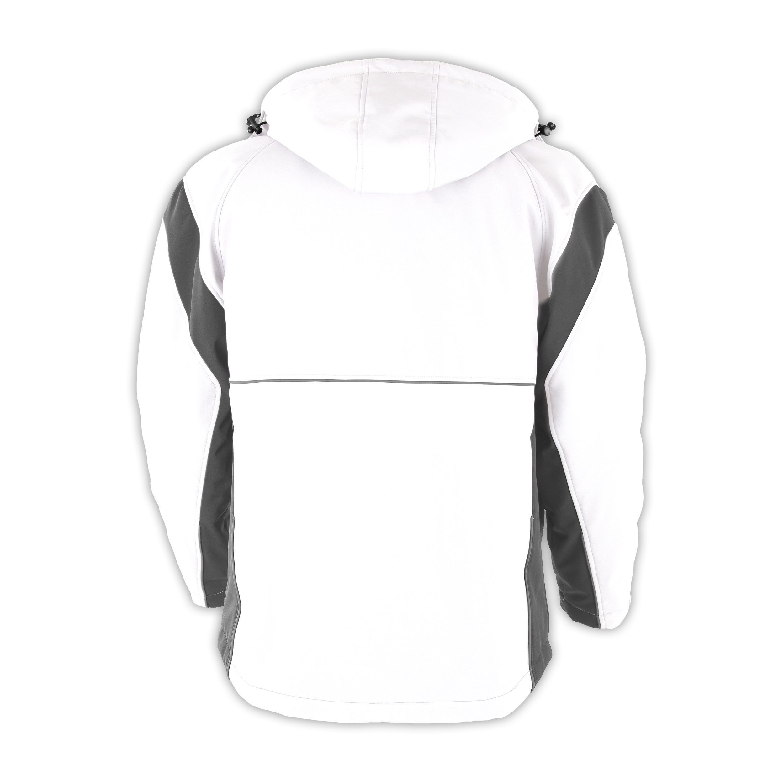 Qualitex Workwear Winterjacke Softshelljacke "PRO" weiß/grau, Gr. M günstig online kaufen