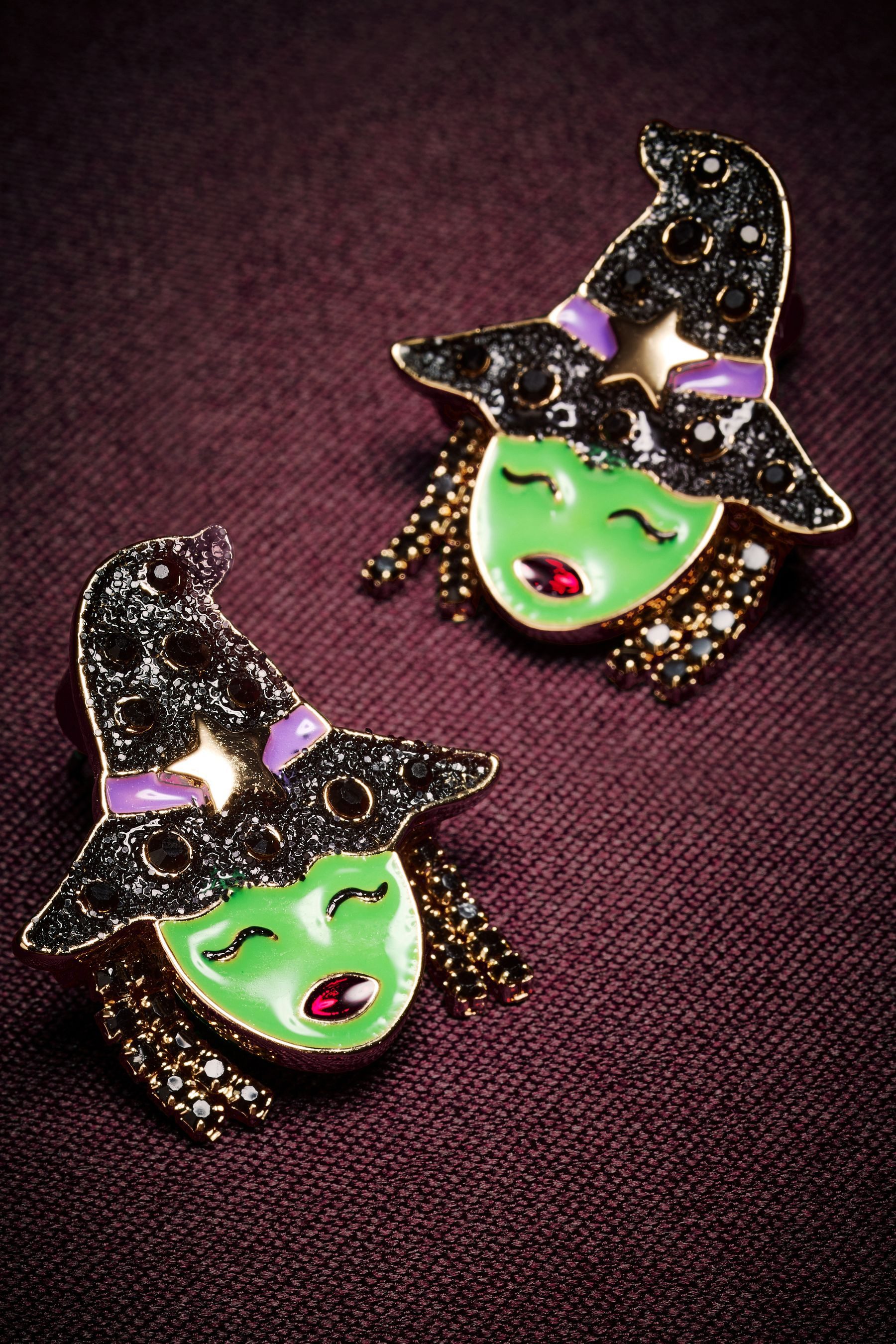 Next Paar Ohrstecker Halloween Ohrstecker Hexe (1-tlg)