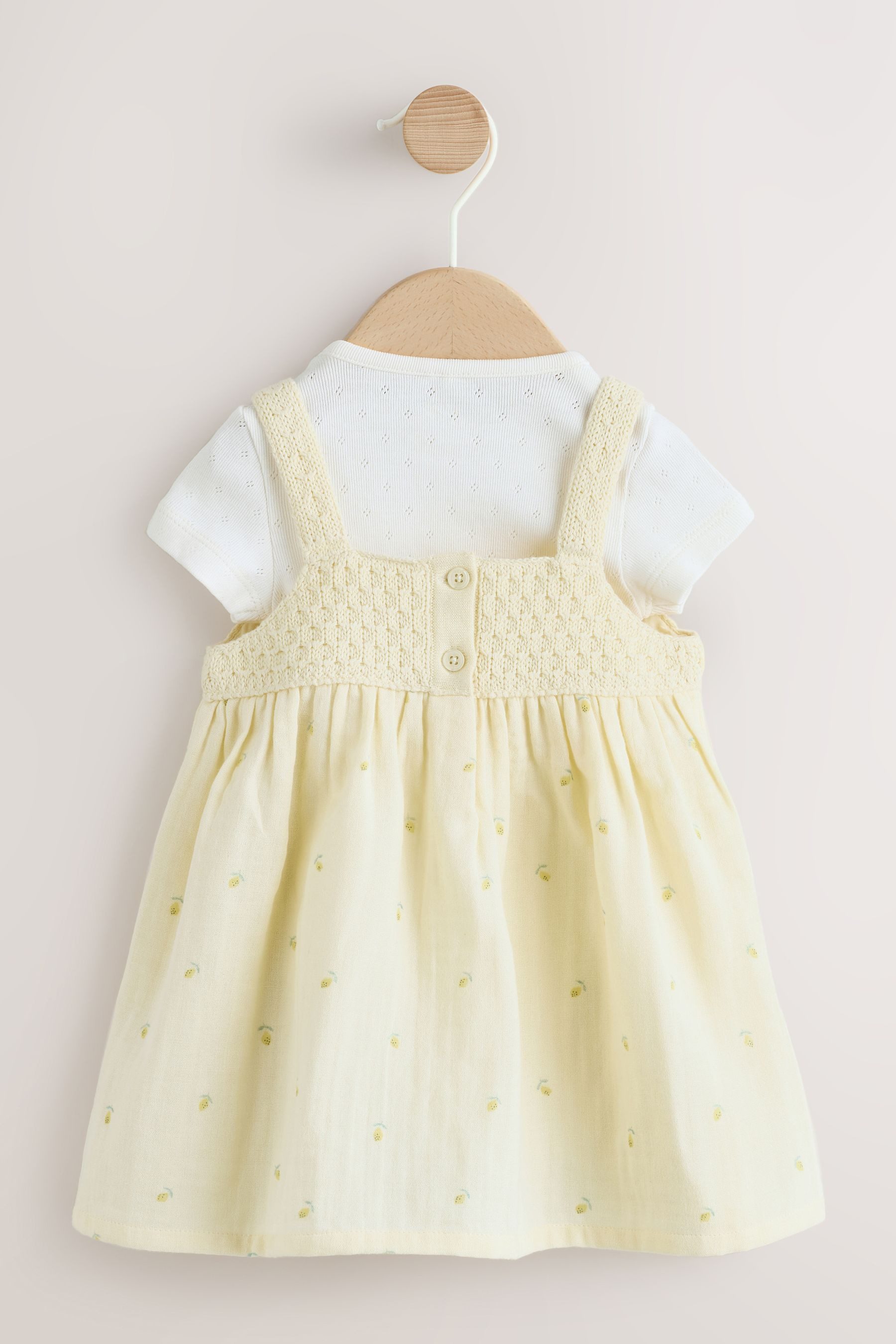 Next Latzkleid Trägerkleid und Bodysuit im 2er-Set (2-tlg)