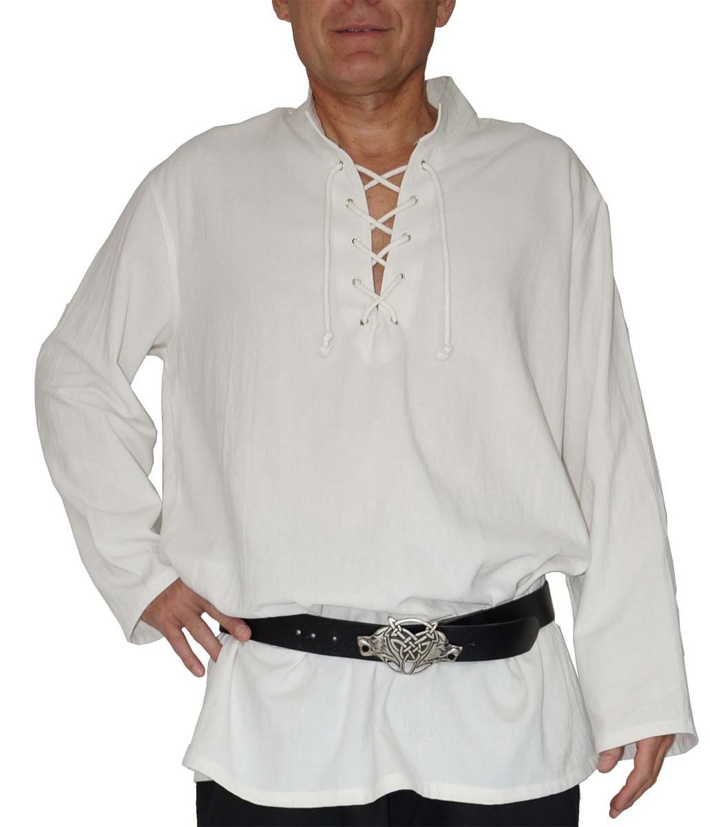 Maylynn Piraten-Kostüm Mittelalter Hemd Yagumir Fischerhemd Piratenhemd Bau günstig online kaufen