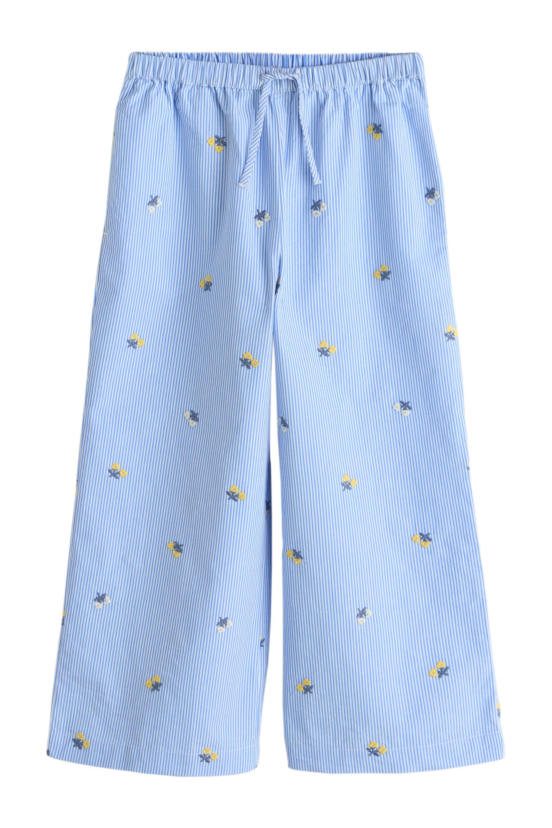 Palazzohose Schlupfhose mit weitem Bein