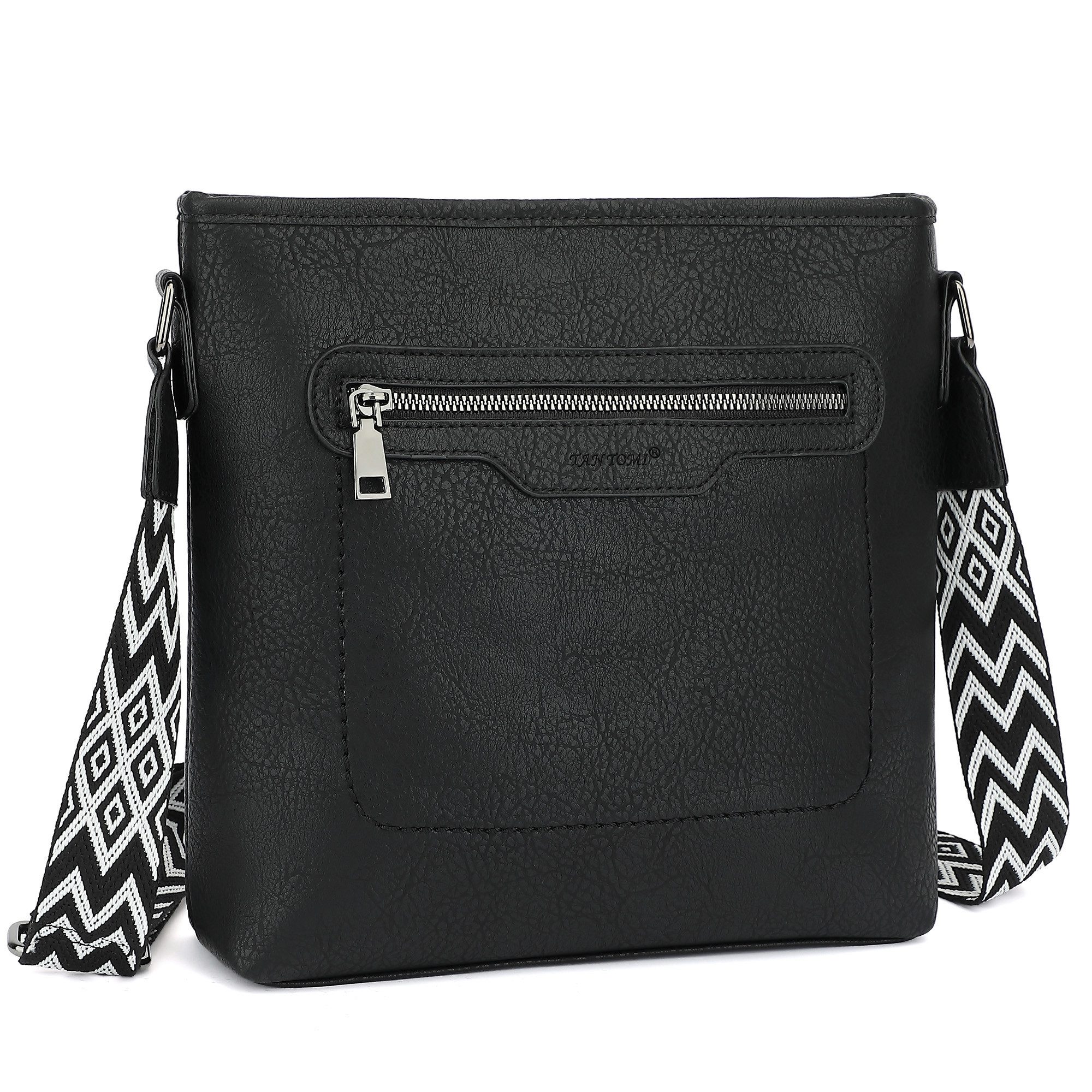 TAN.TOMI Schultertasche Henkeltasche für Damen Modische Umhängetasche Crossbody Bag, Multi-Taschen-Design, Gesäßtasche, verstellbare Schultergurte