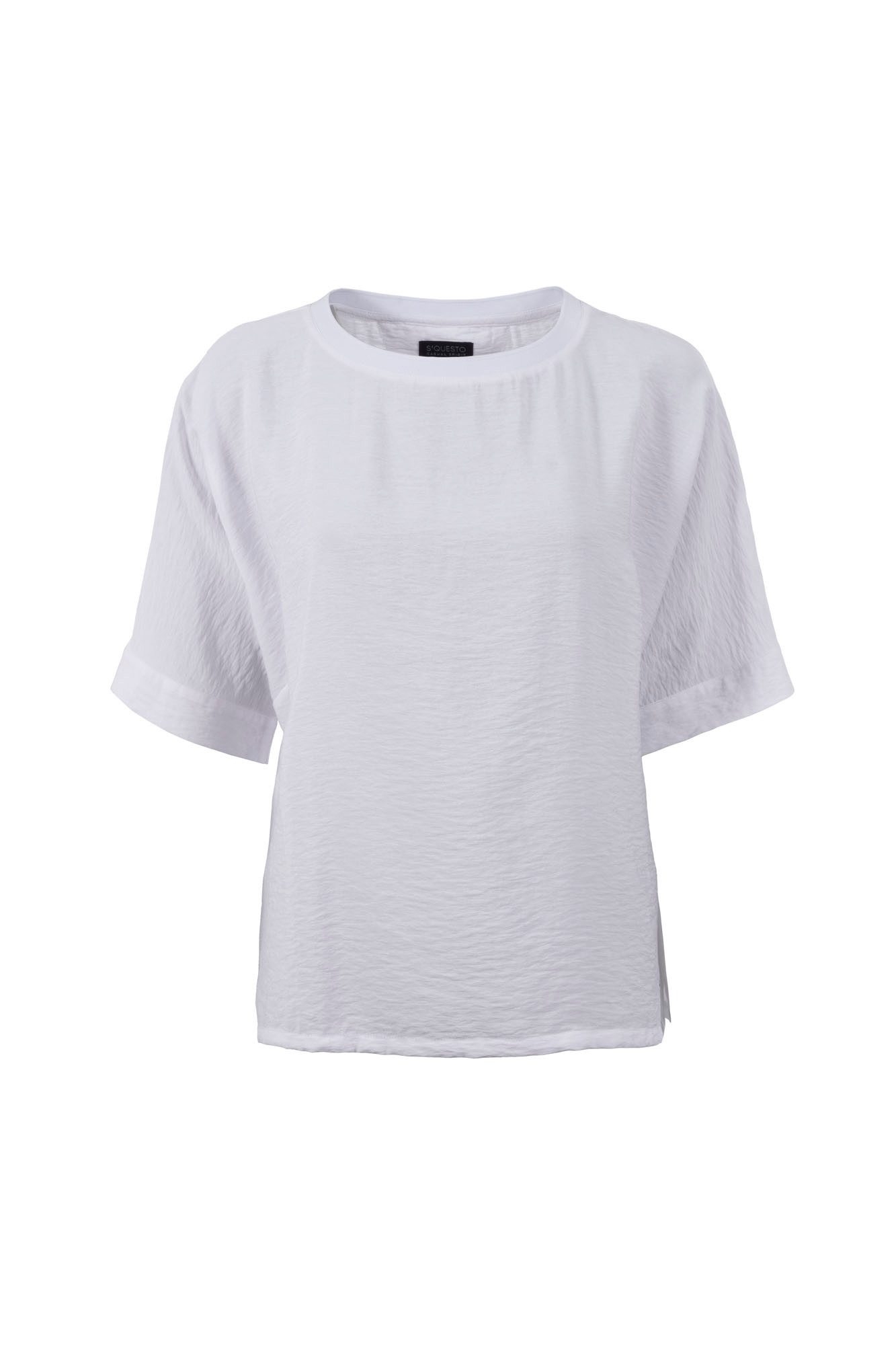 S'questo Kurzarmbluse Bluse 1/2