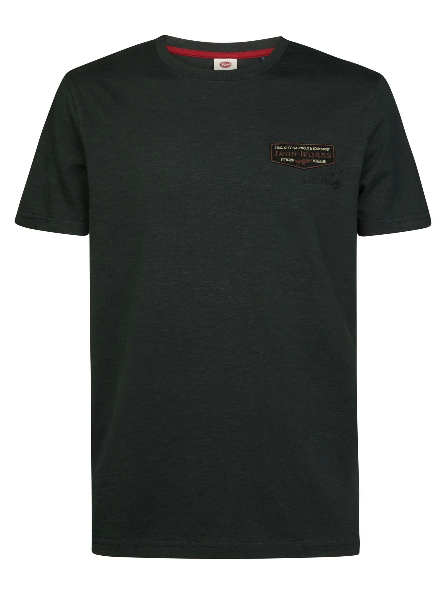 Petrol Industries T-Shirt Gestickte Applikation