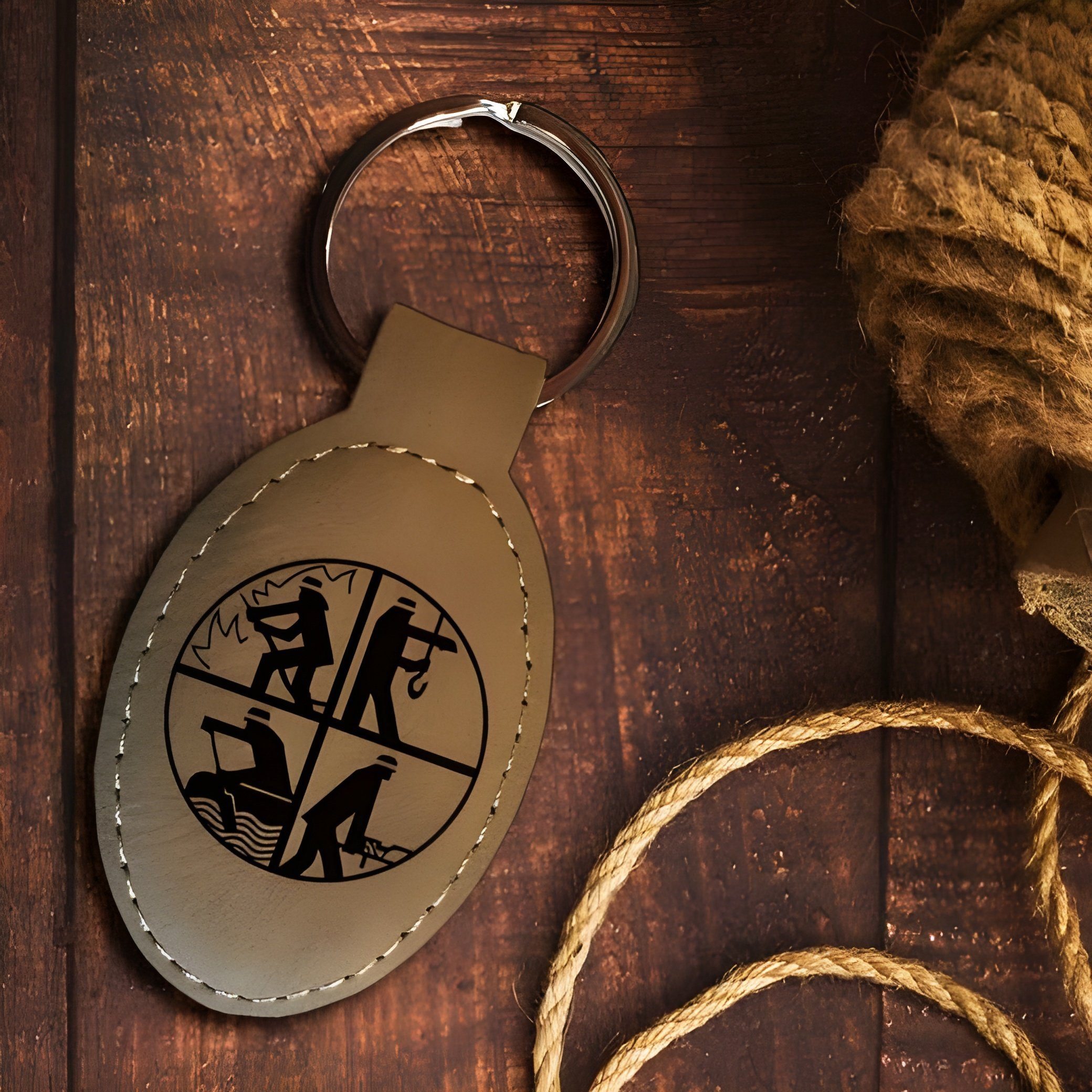 Lasernauten Schlüsselanhänger mit Gravur Löschen, Retten Bergen, Schützen L günstig online kaufen