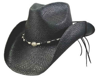 Dallas Hats Cowboyhut »ONE SHOT Schwarz« Cowboyhut mit Pinch Front