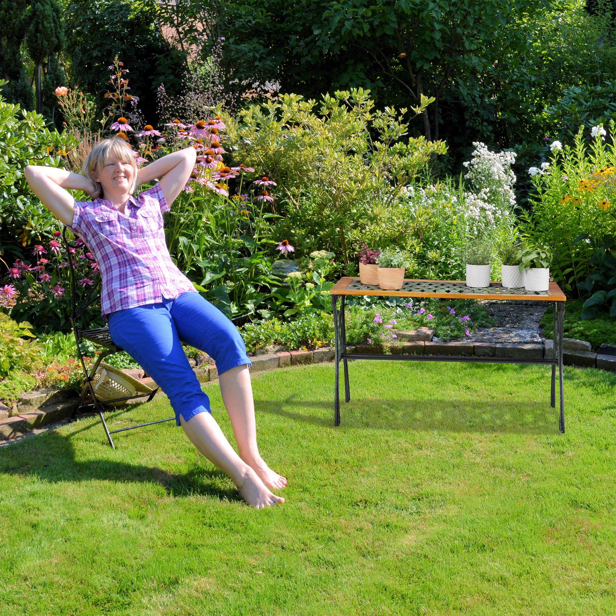 relaxdays Gartentisch rechteckig günstig online kaufen