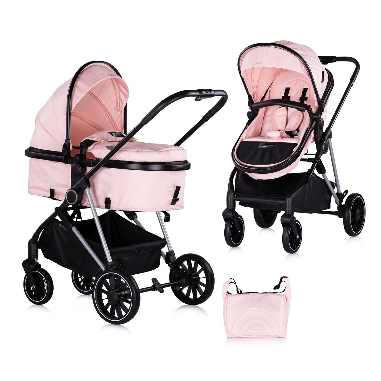 Kombi-Kinderwagen Kinderwagen Aura 2 in 1