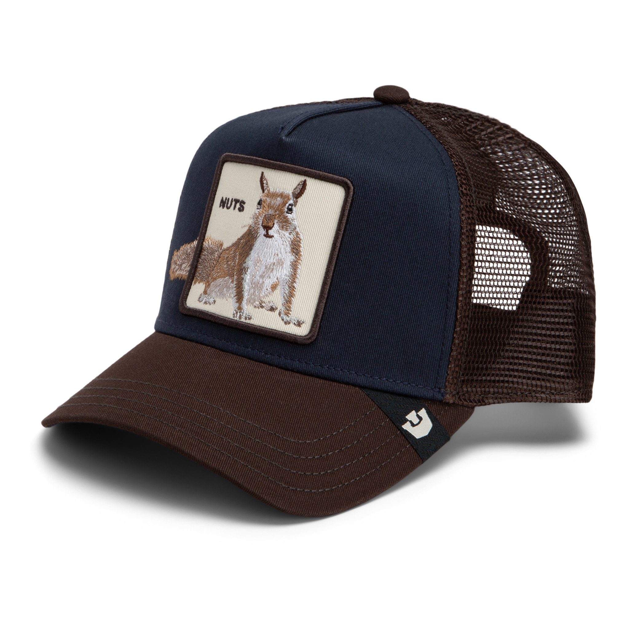 GOORIN Bros. Trucker Cap Goorin Bros. 5 Panel Baseball Cap Mesh Over the Line Squirrel Ground (Basecap, Basecap, Meshcap, Trucker Kappe)