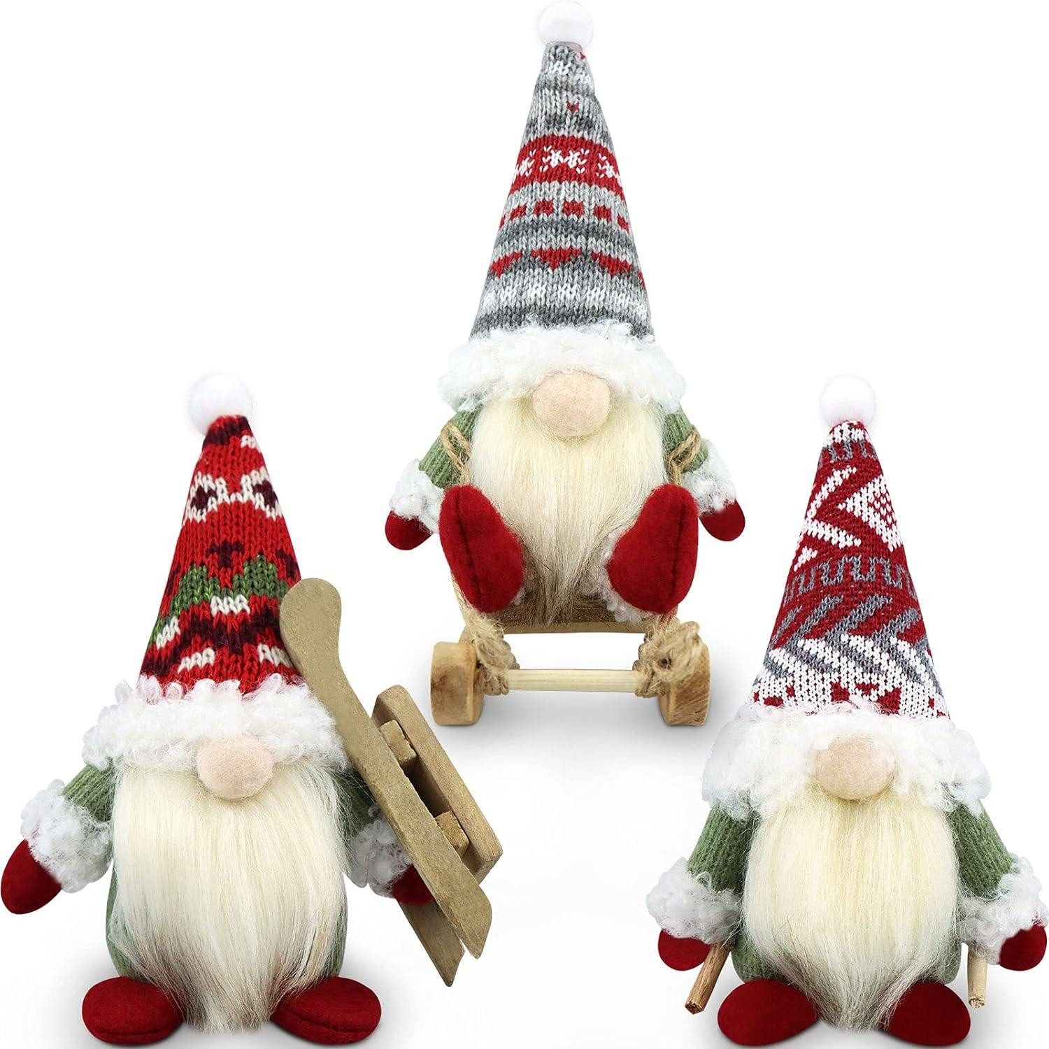 Dekohänger Weihnachtswichtel Figuren 3er Set Dekoration Christmas Decorations