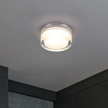 etc-shop LED Einbaustrahler, Leuchtmittel inklusive, Warmweiß, 9er Set LED Einbau Leuchten Design Decken Lampen klar Büro