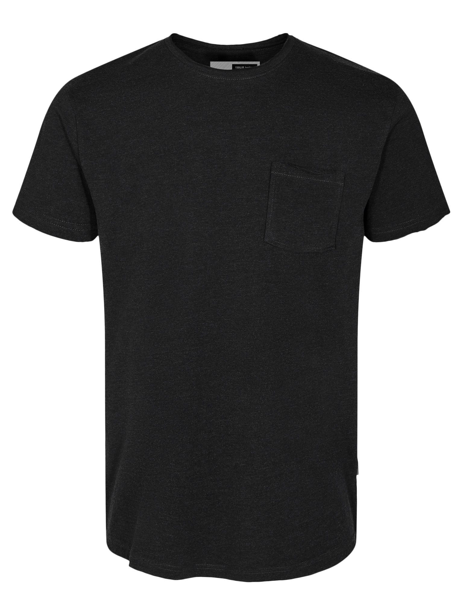 mit BLACK T-Shirt !Solid (799000) T-Shirt SDGaylin Brusttasche