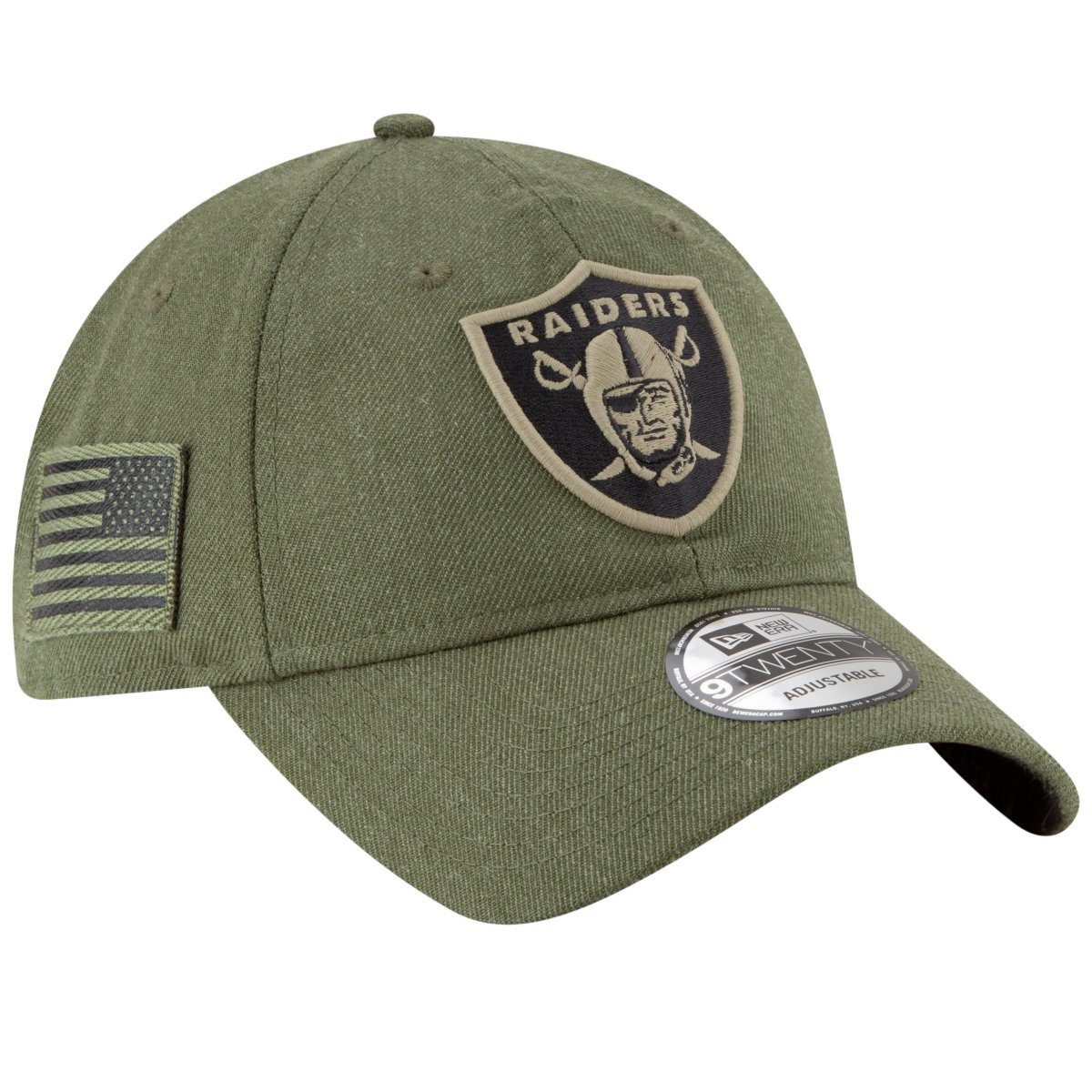 New Era Baseball Cap 9Twenty Strapback NFL Salute to Service Las Vegas Raiders